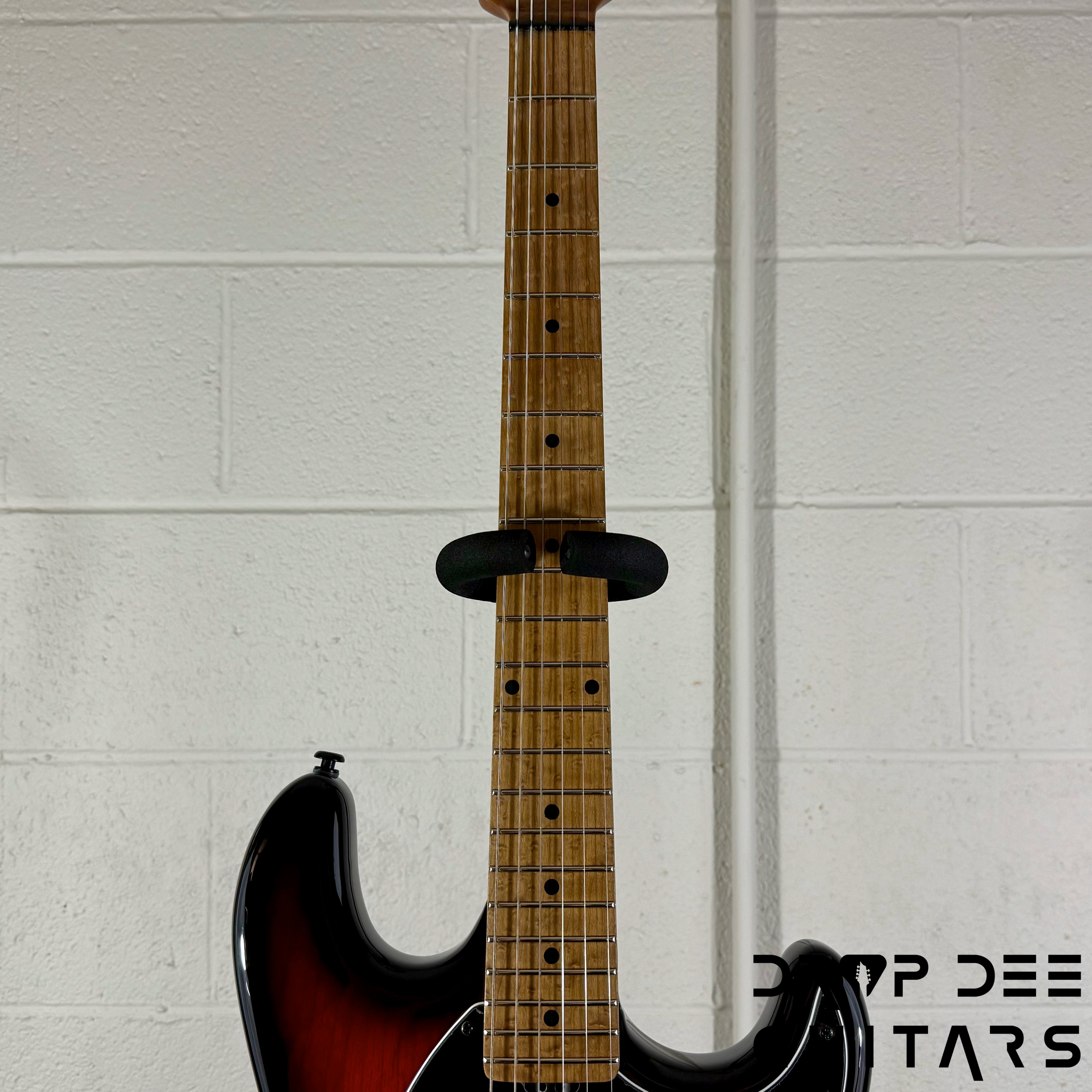 Ernie Ball Music Man Cutlass HT SSS Electric Guitar w/ Case - Raspberry Burst