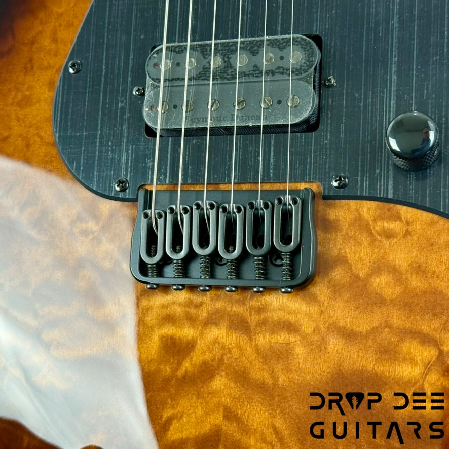 ESP LTD SN-1000HT QM Electric Guitar - Dark Brown Sunburst