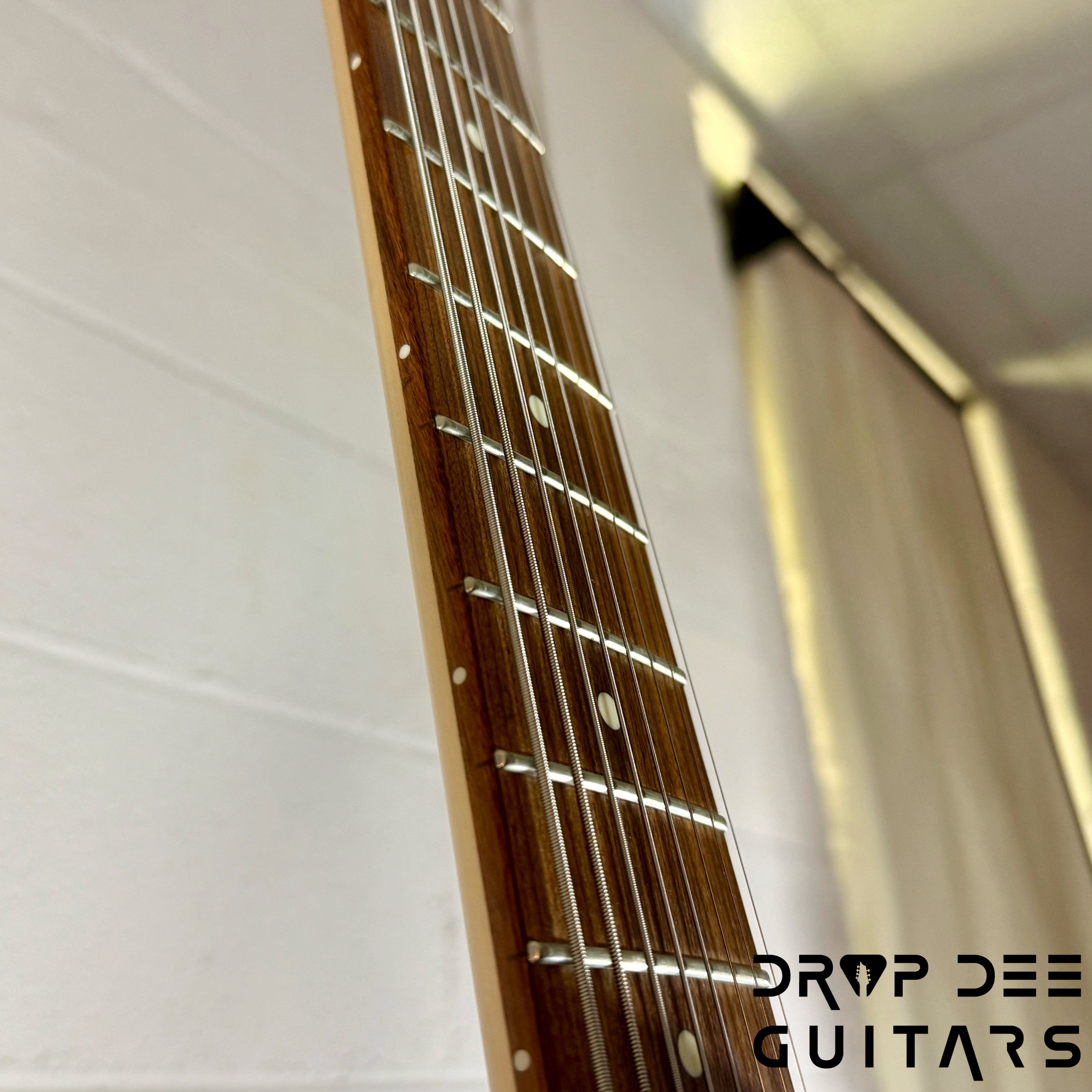 Schecter Custom Shop Masterworks PT CET-8 Baritone 8-String Electric Guitar w/ Case - Koa Natural