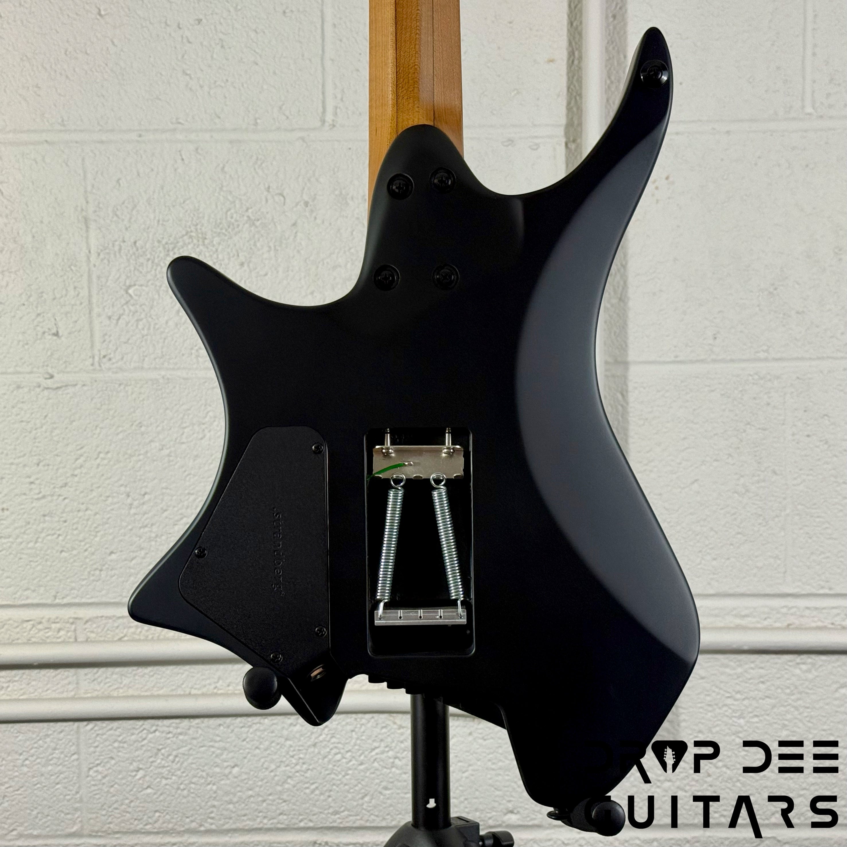 Strandberg Boden Standard NX 6 Plini Edition Mirage Multiscale Headless Electric Guitar w/ Bag - Black Granite Satin Acrylic with custom Plini Mirage glow-in-the-dark graphics