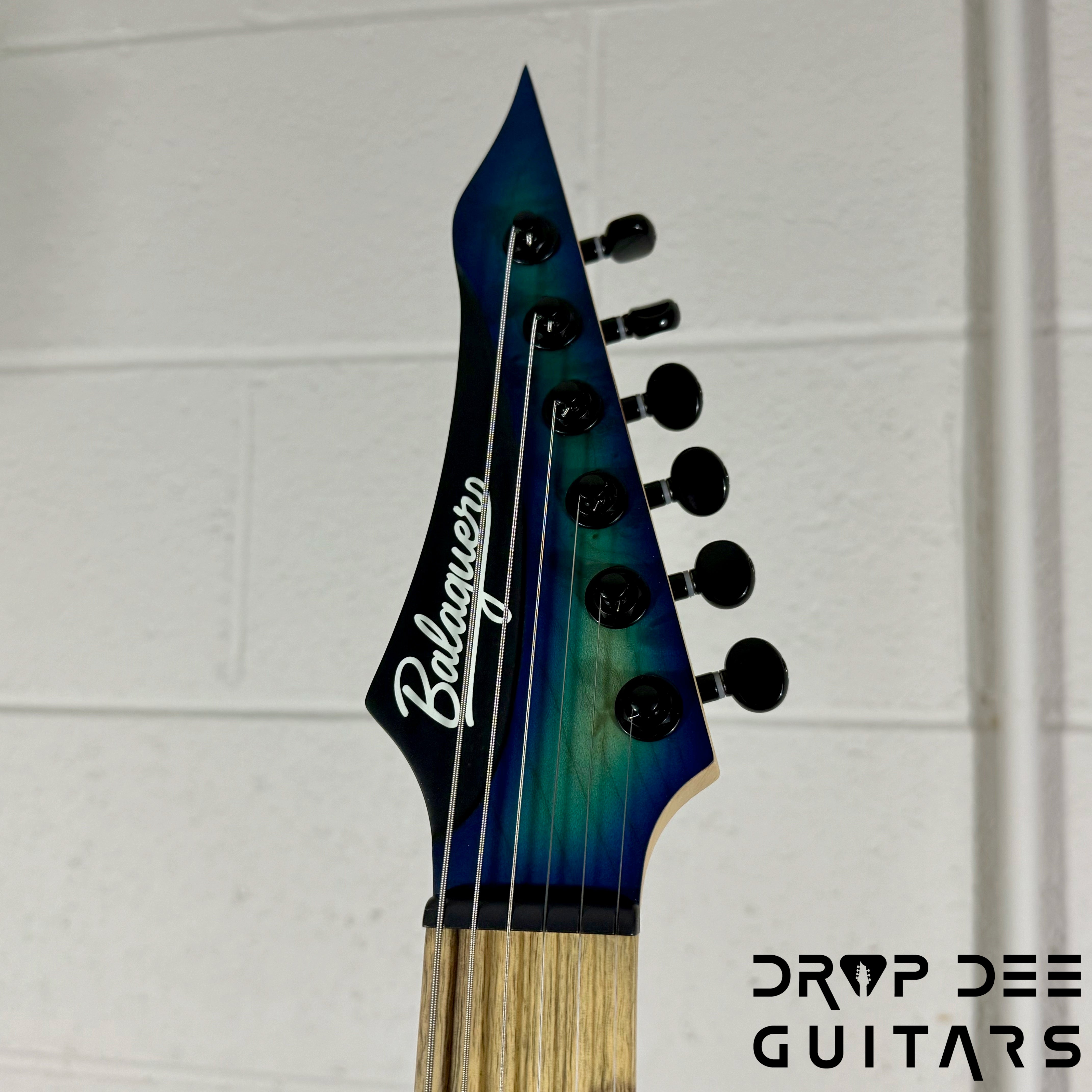 Balaguer DDG Exclusive Run Diablo Baritone Electric Guitar w/ Bag (1062) - Island Burst