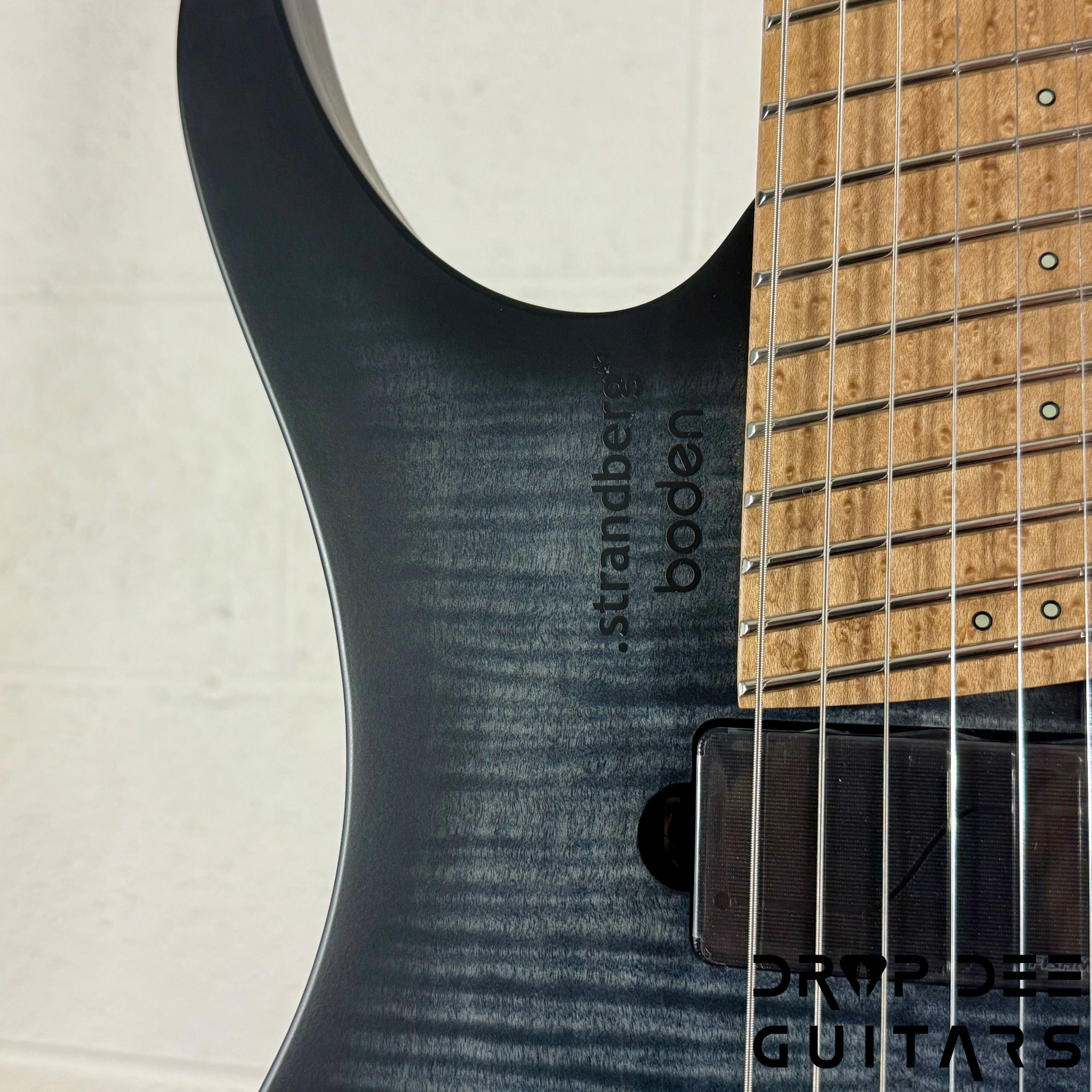 Strandberg Boden Original N2.6 Multiscale Headless Electric Guitar w/ Bag - Black Denim Burst Satin
