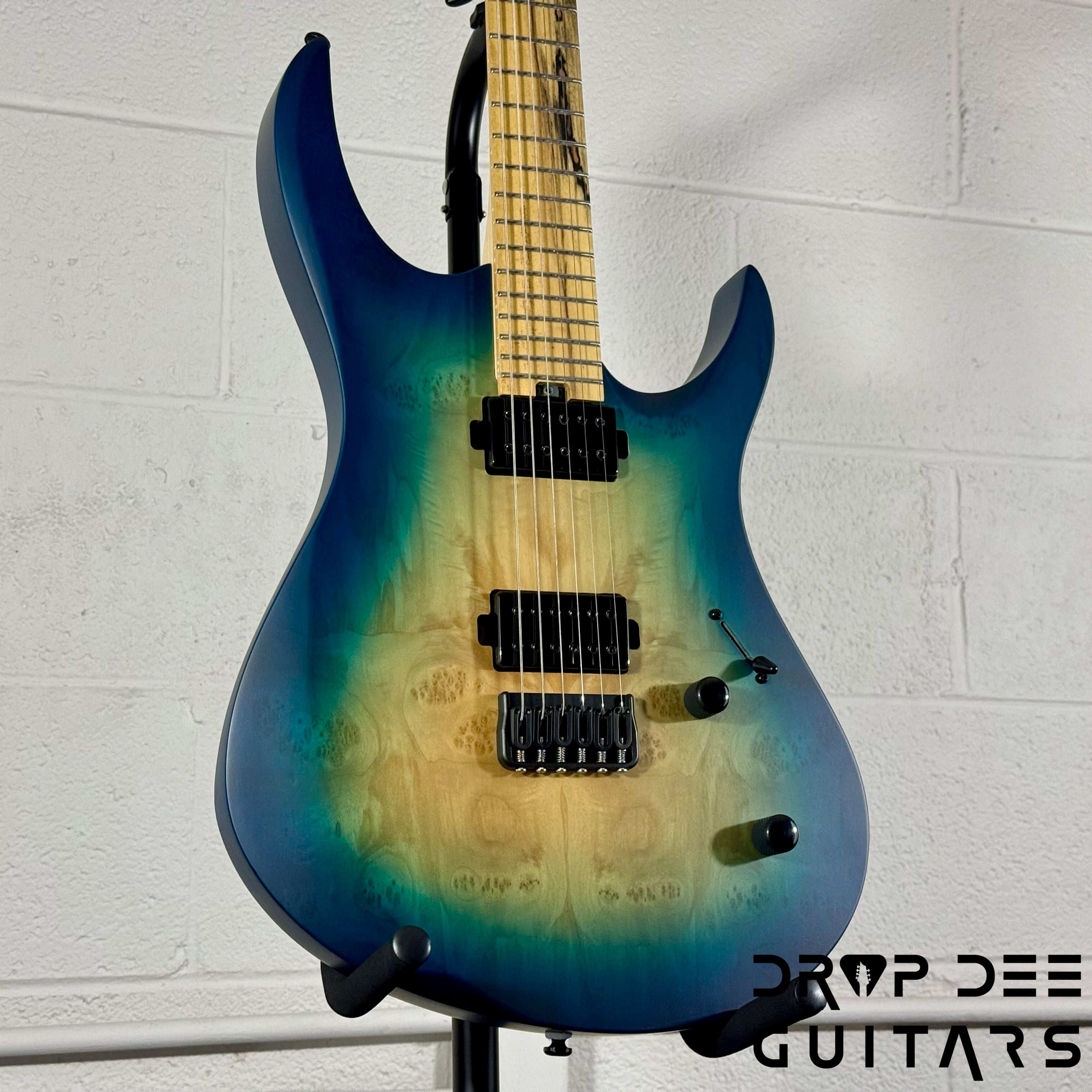Balaguer DDG Exclusive Run Diablo Baritone Electric Guitar w/ Bag (1051) - Island Burst
