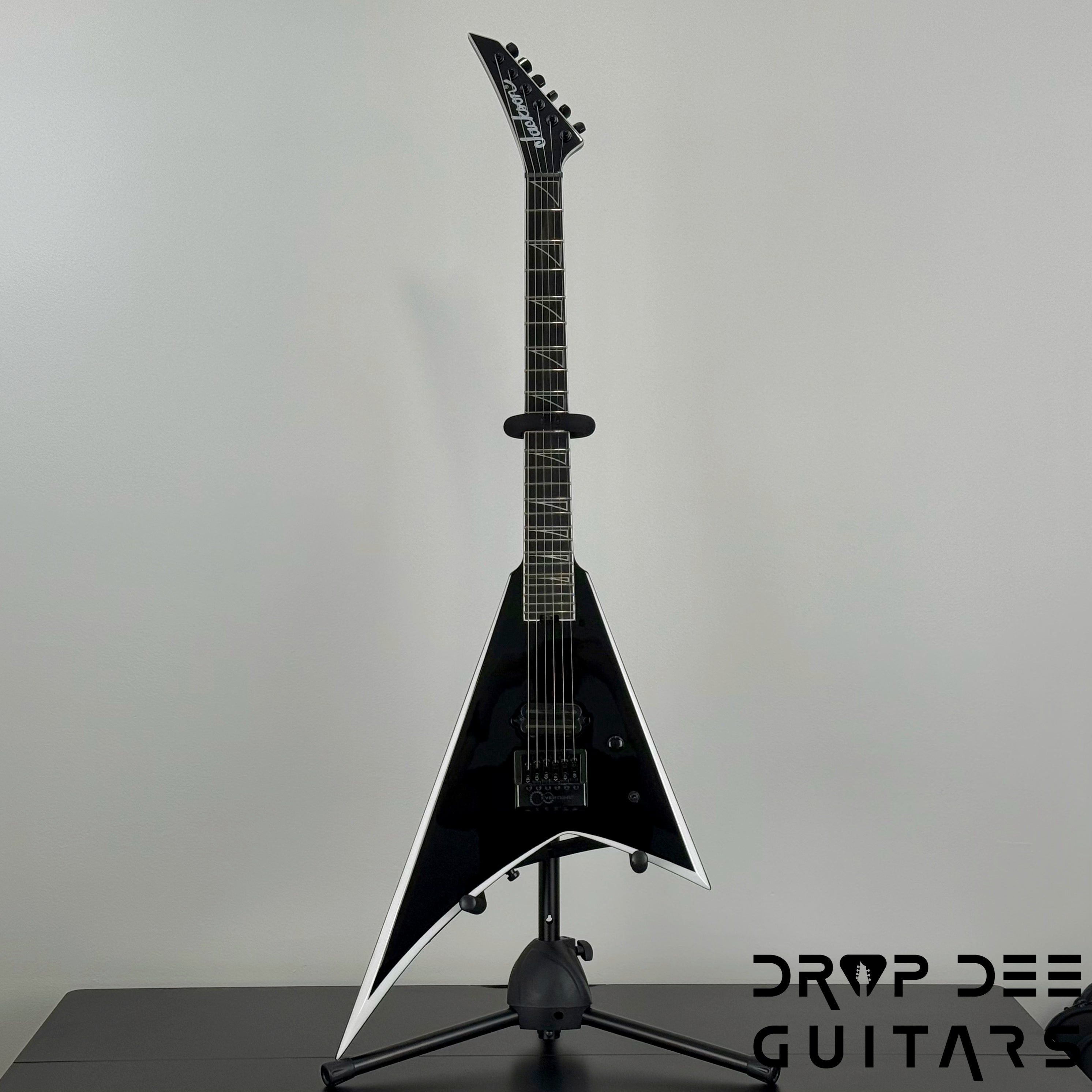 Jackson Pro Plus Series Signature Christian Andreu Rhoads RR24 EVTN6 Electric Guitar w/ Case - Black with White Bevels