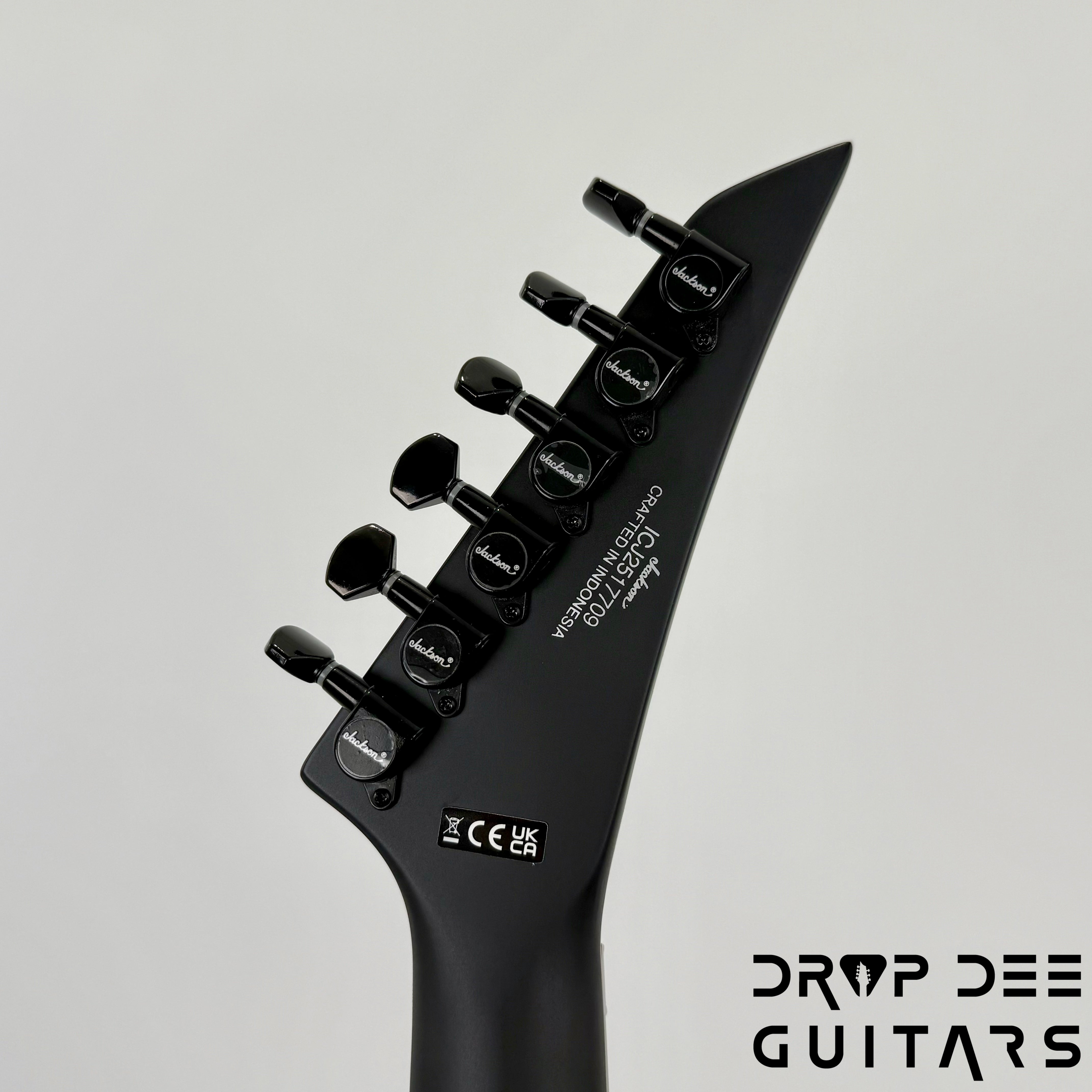 Jackson Pro Plus Pure Metal Limited Edition Rhoads RR1A Electric Guitar w/ Bag - Satin Black