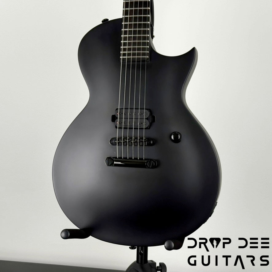 ESP LTD EC Black Metal Electric Guitar - Black Satin