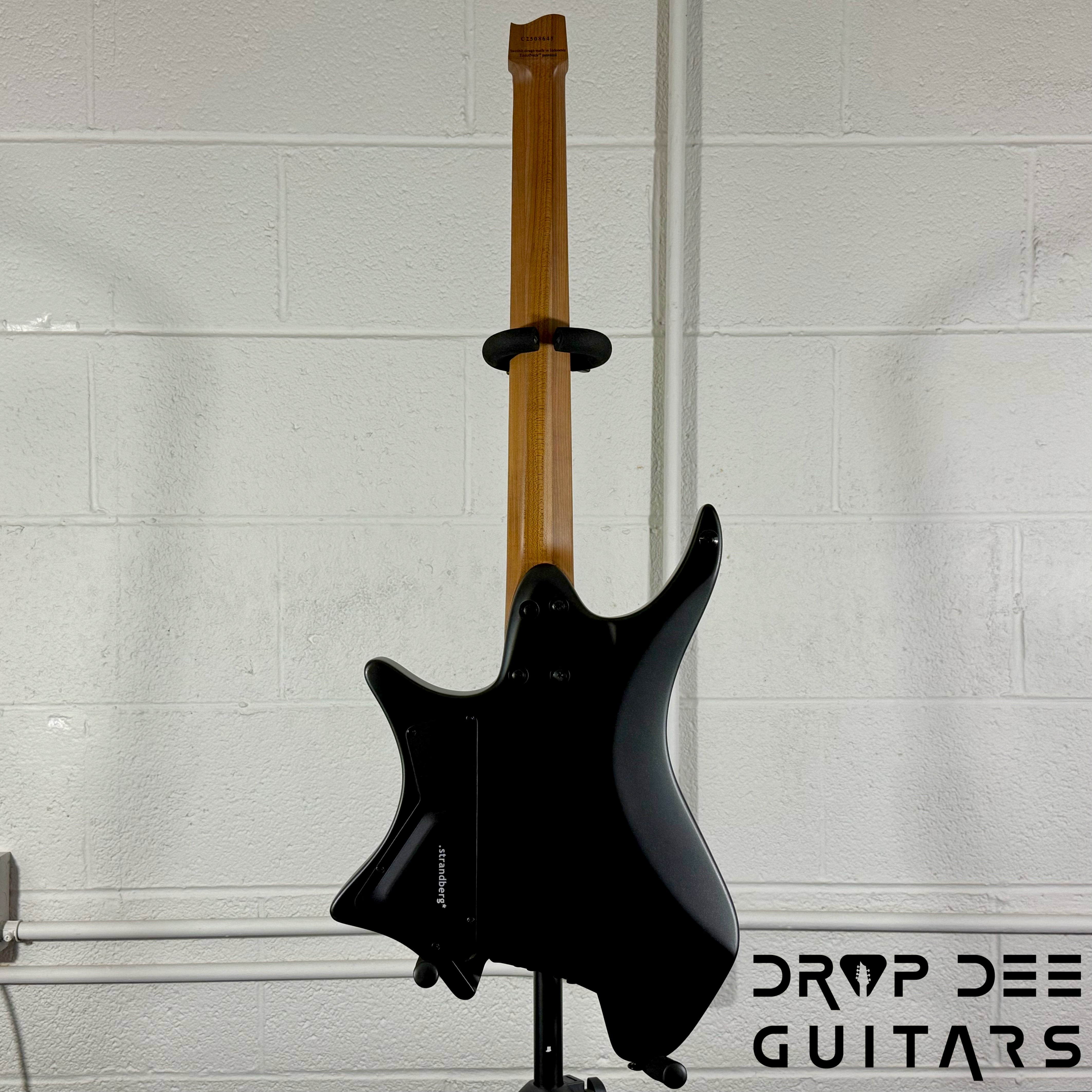 Strandberg Boden Standard N2.6 Multiscale Headless Electric Guitar w/ Bag - Black Satin Metallic
