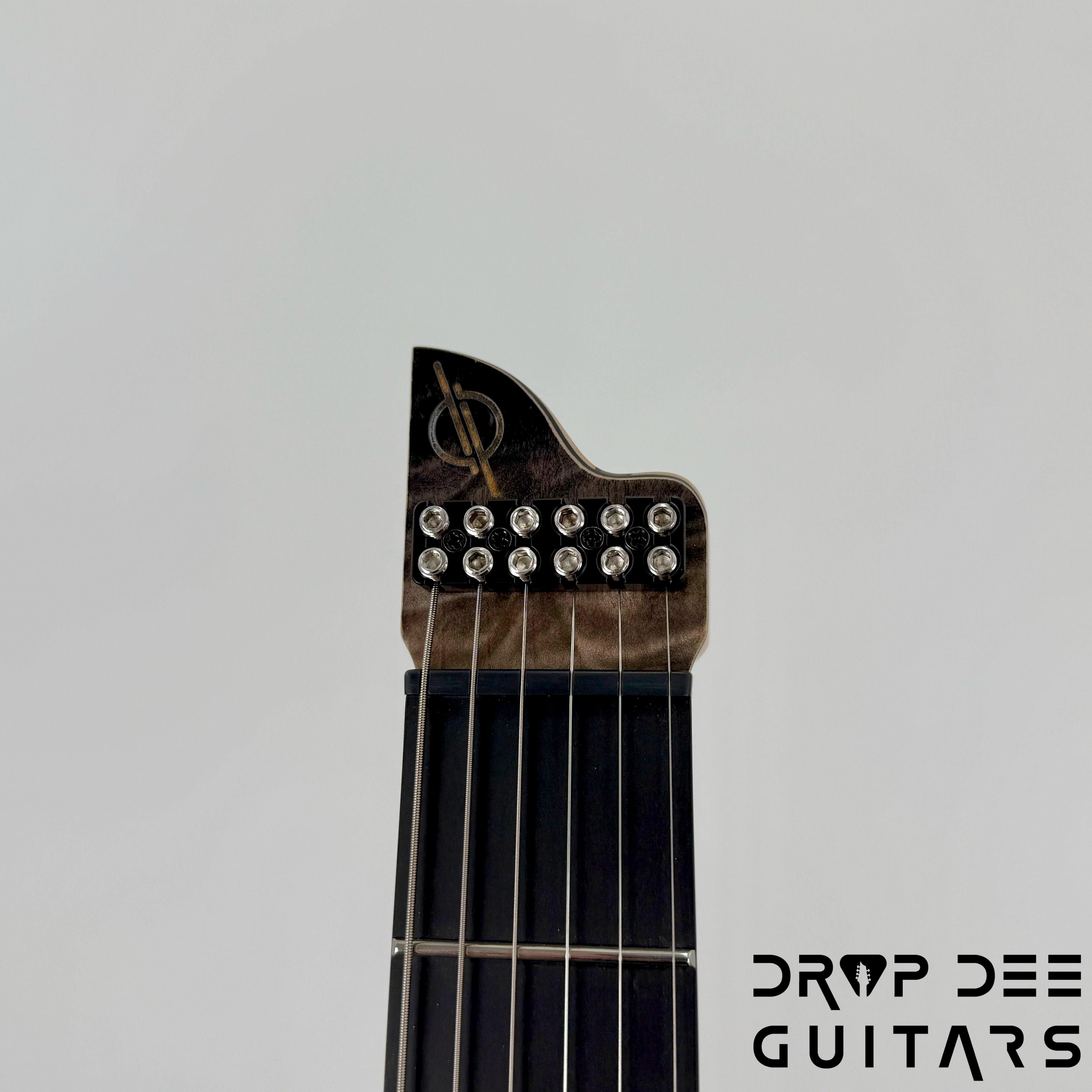 Infinia Neptune Headless Electric Guitar w/ Bag - Obsidian Black