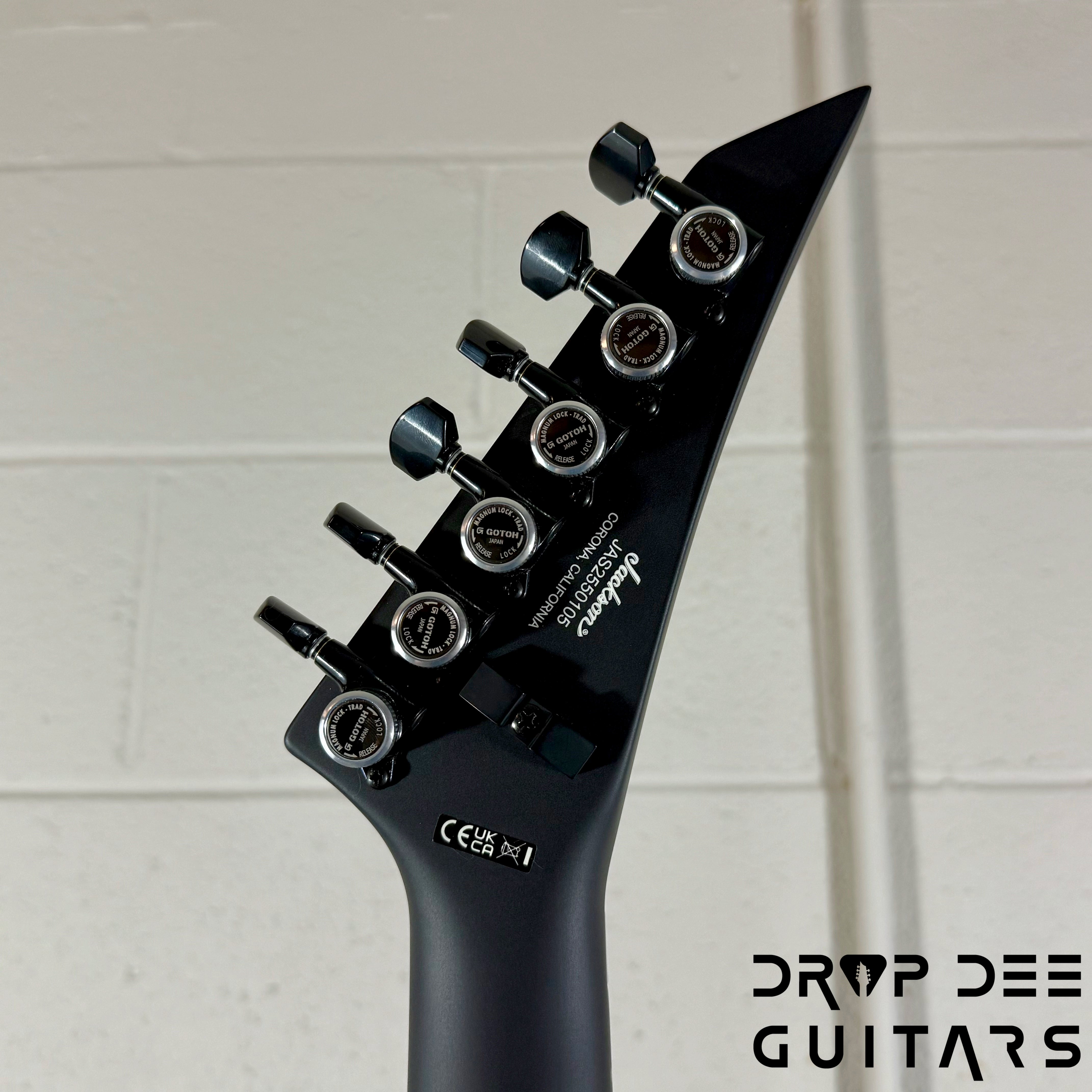 Jackson American Series Rhoads RR24 Electric Guitar w/ Case - Satin Black