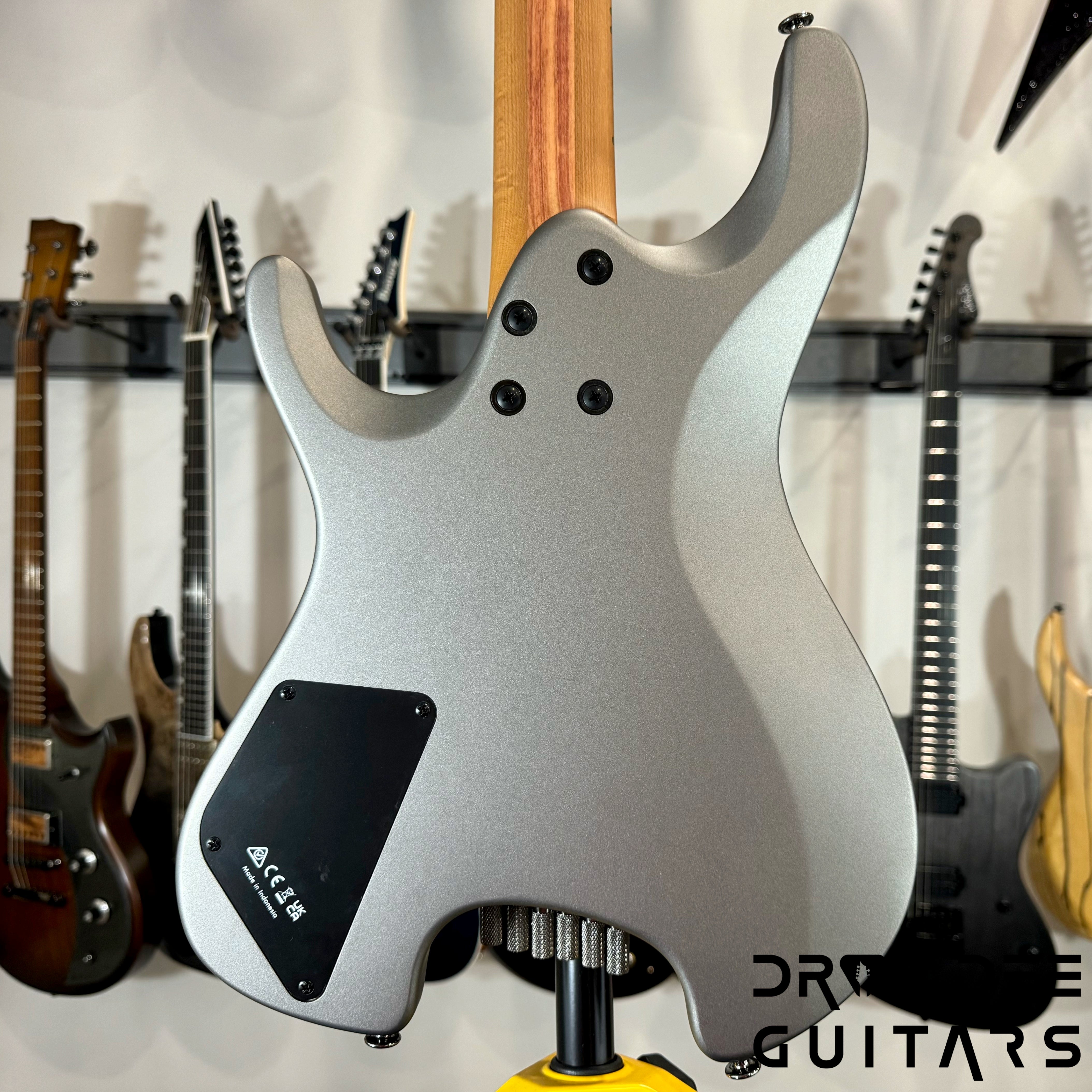 Ibanez Quest QX52 Headless Electric Guitar w/ Bag - Metallic Gray Matte