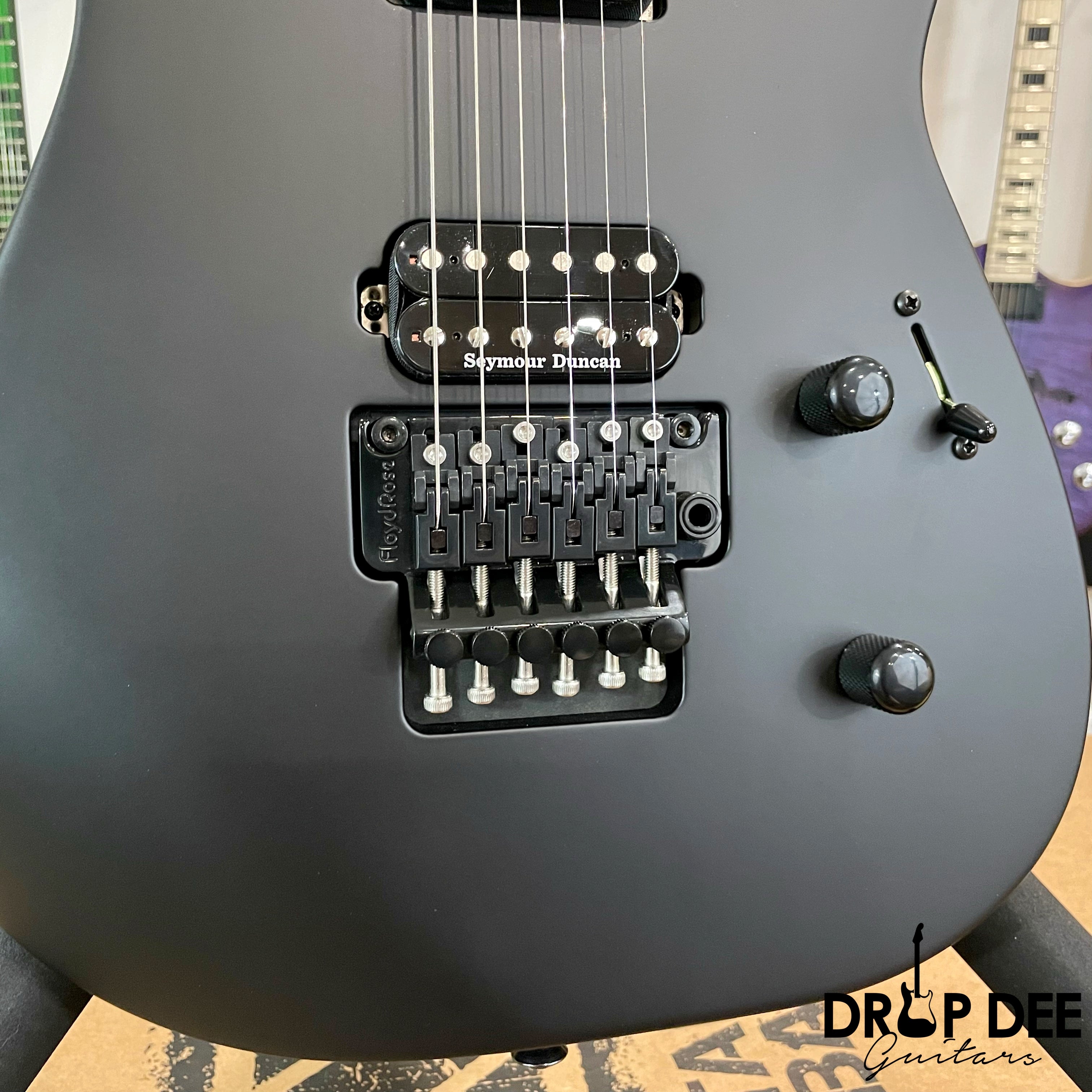 Jackson American Series Virtuoso Electric Guitar w/ Case - Satin Black