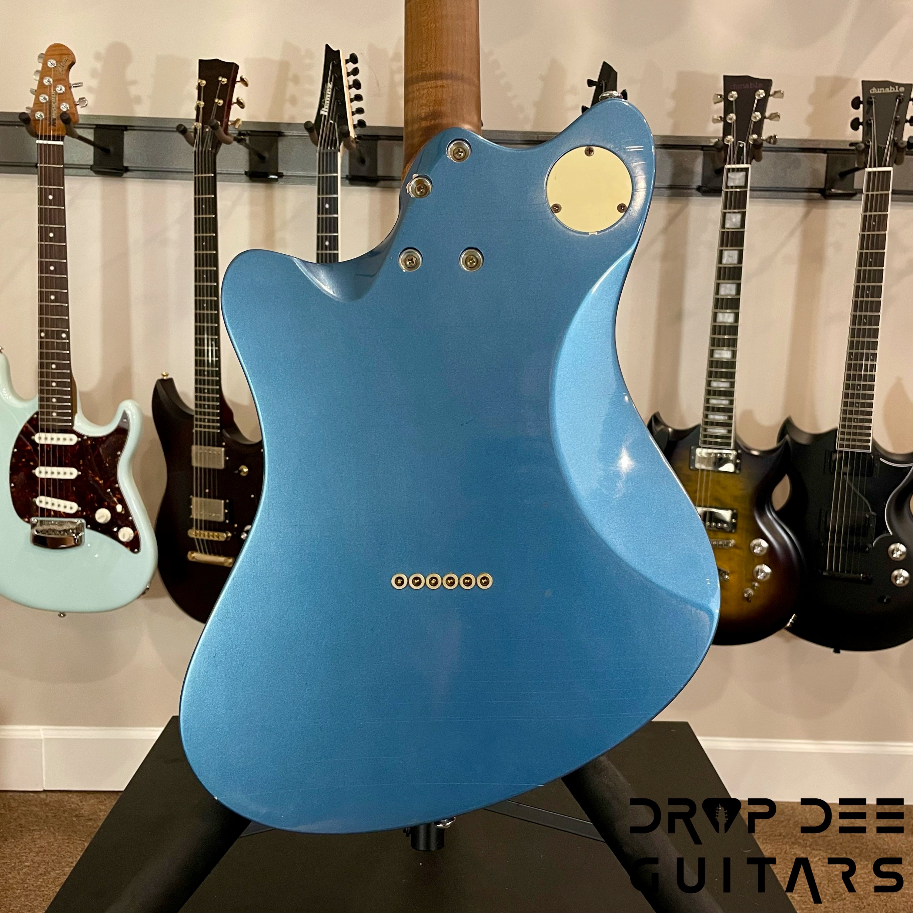 Balaguer USA Heritage Espada Electric Guitar w/ Case - Nitro Aged Pelham Blue Finish