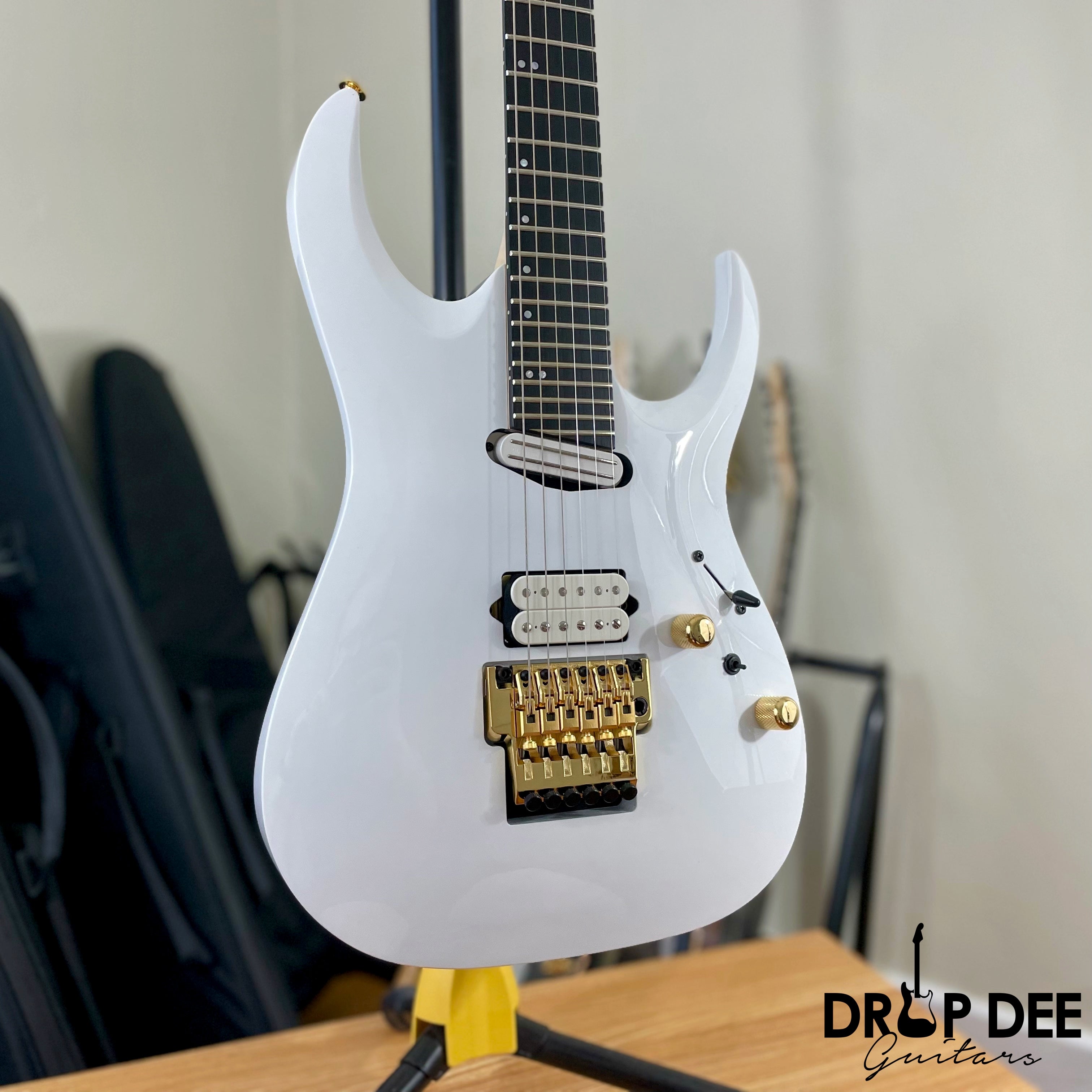 Ibanez Axe Lab Design RGA622XH Electric Guitar w/ Case - White