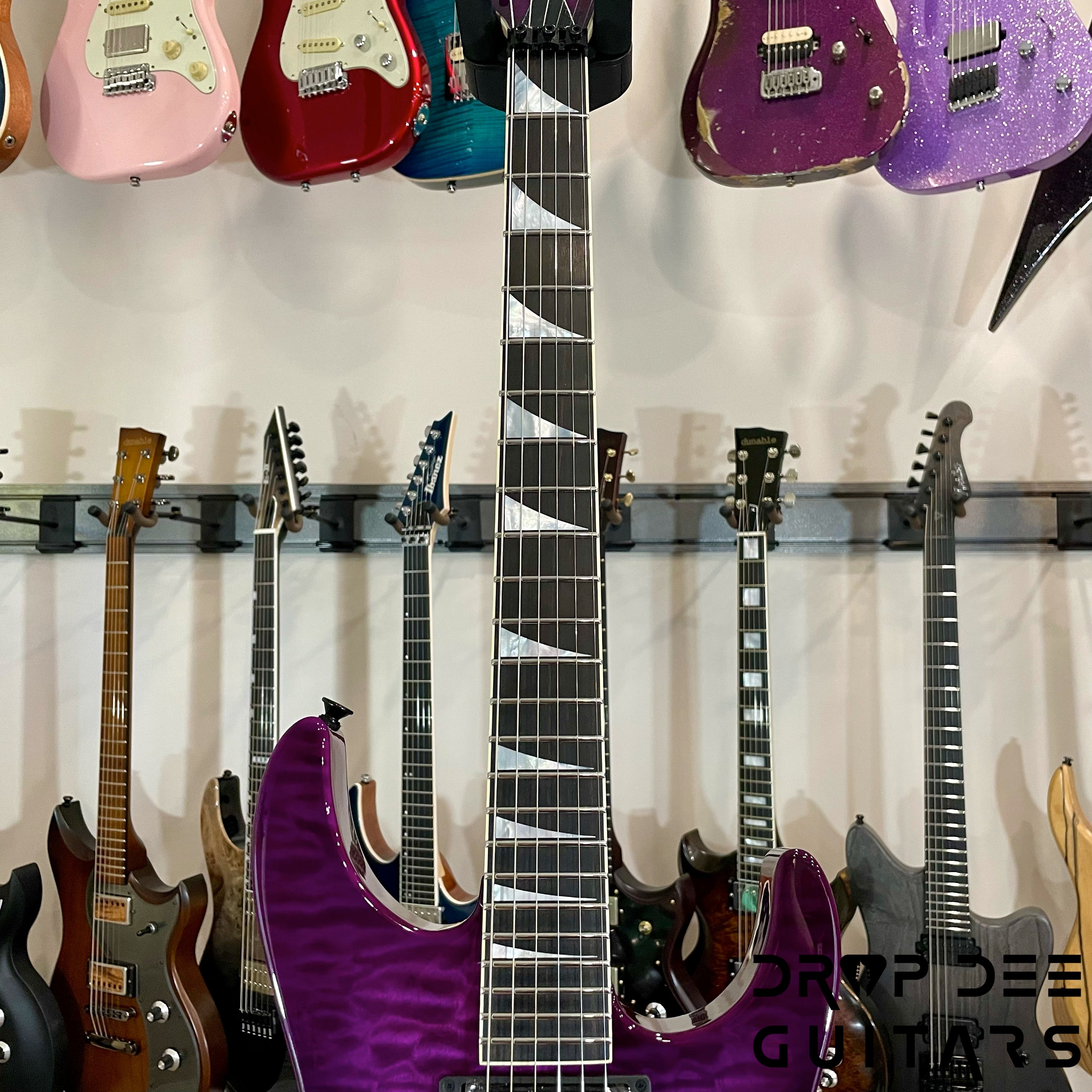 Jackson Custom Shop Dinky FR Electric Guitar w/ Case - Purple Burst