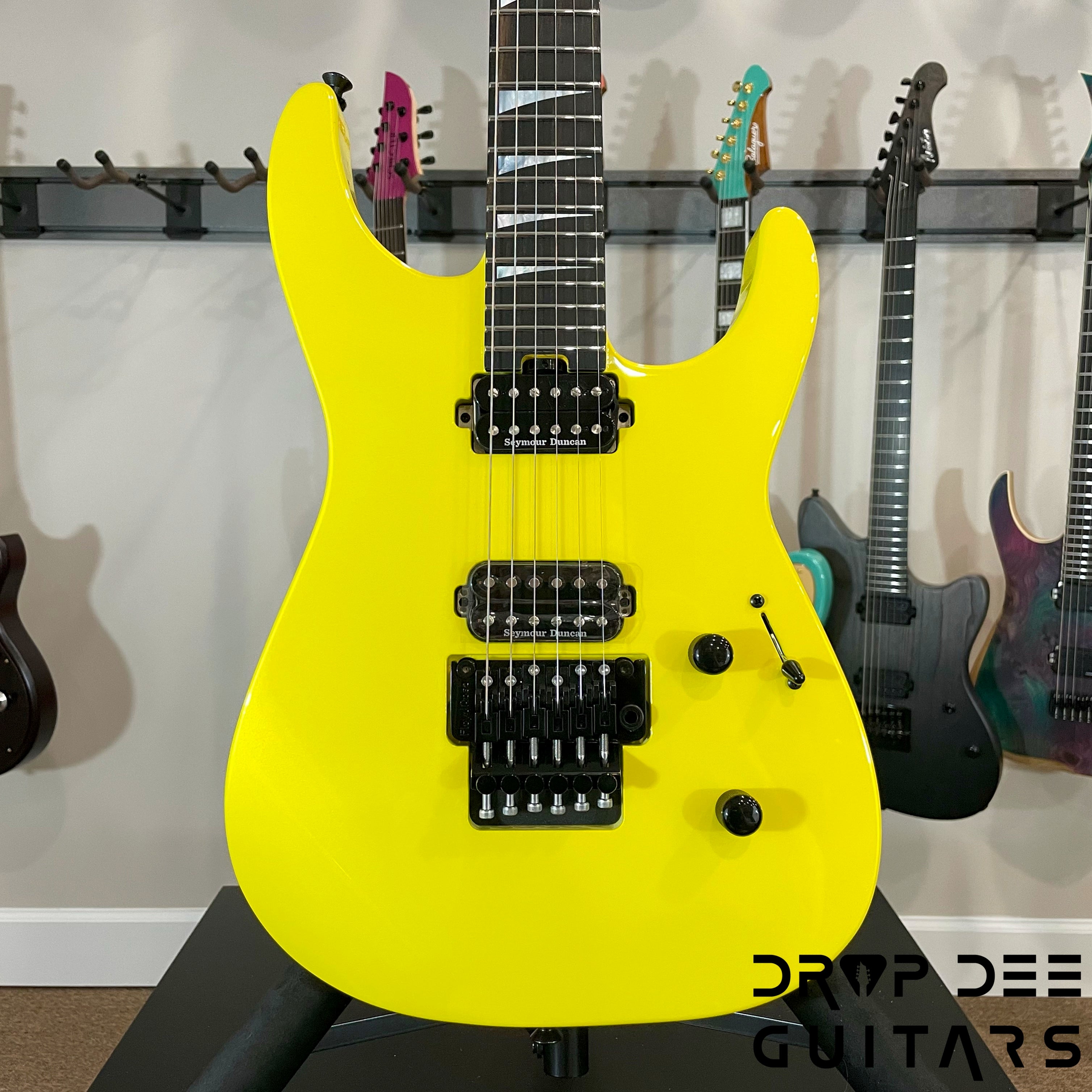 Jackson American Series Soloist SL2 DX Electric Guitar w/ Case - Lemon Ice