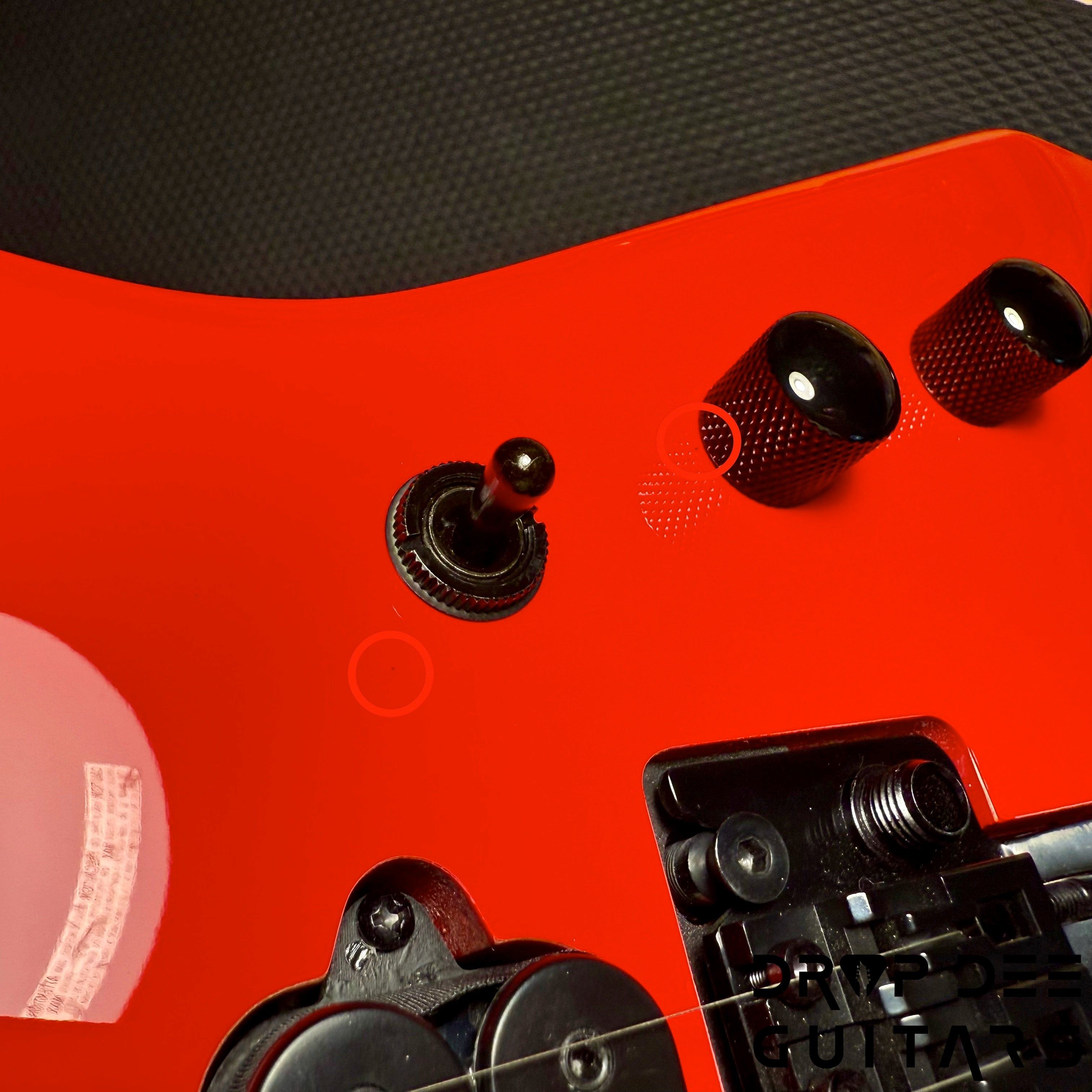 Jackson Pro Series Dave Davidson Signature WR7 Baritone 7-String Electric Guitar w/ Bag - Ferrari Red