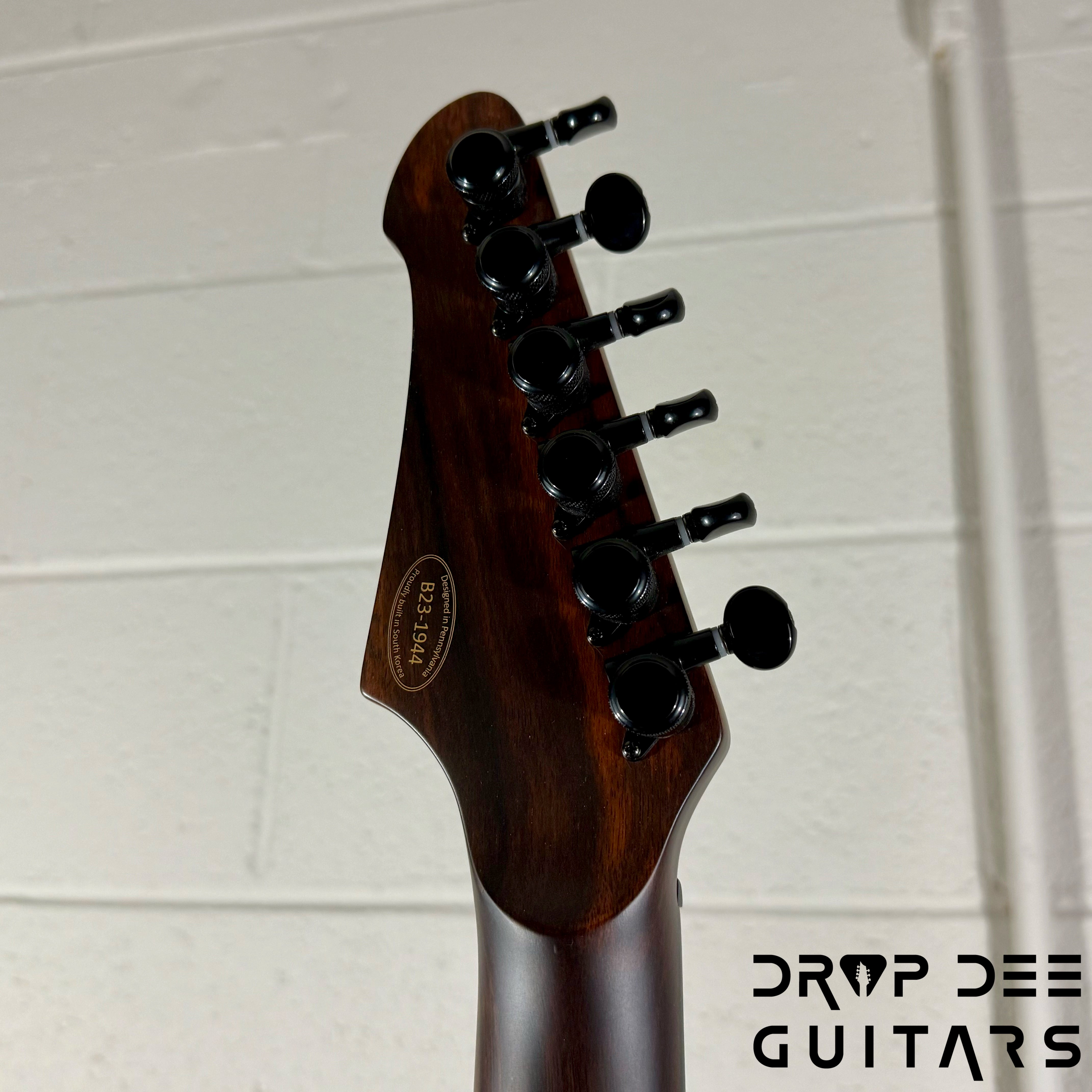 Balaguer DDG Exclusive Select Series Growler Baritone Electric Guitar w/ Bag - See-Thru Two-Tone Black Edge Burst