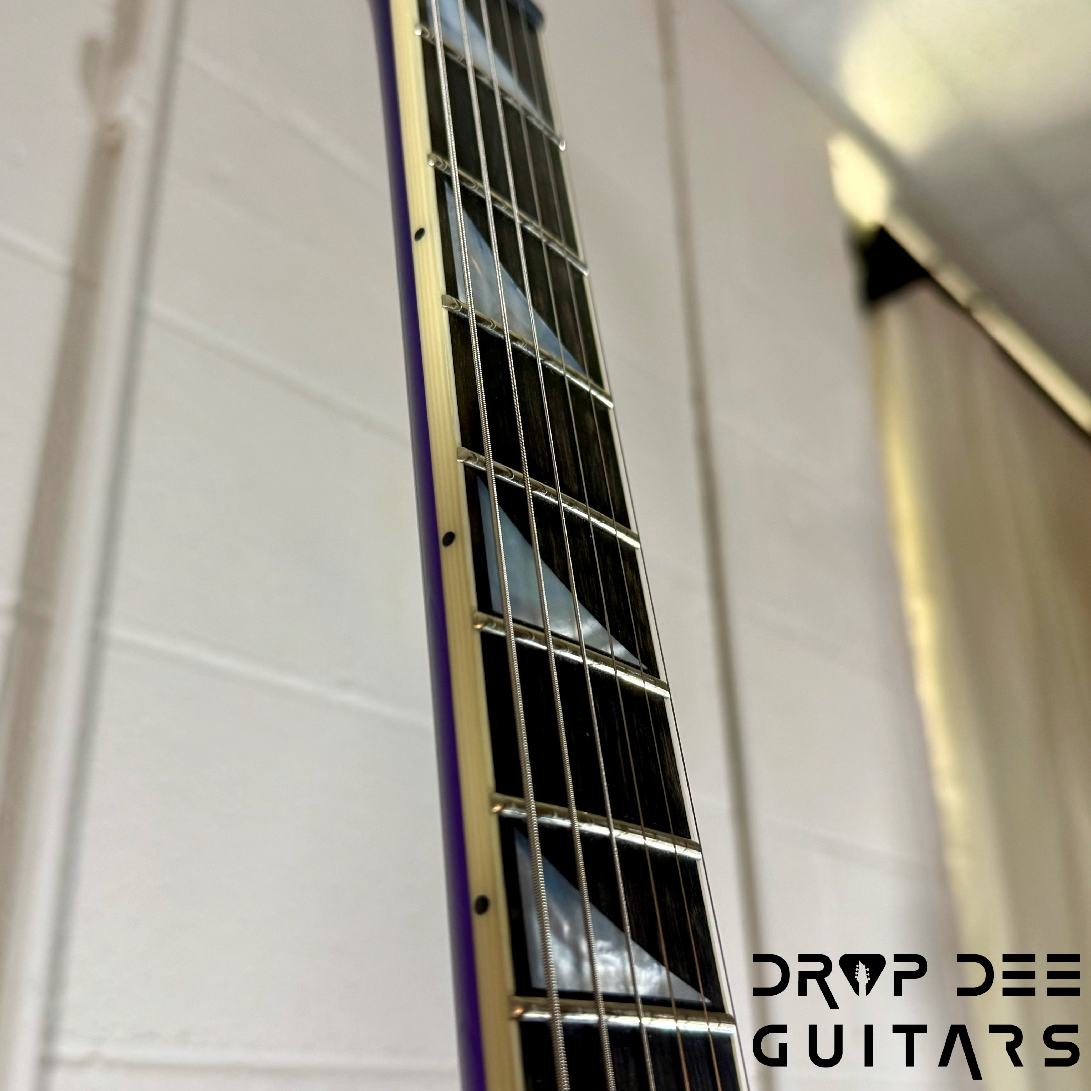 Jackson Custom Shop Soloist 2H TOM Electric Guitar w/ Case - Purple Metallic