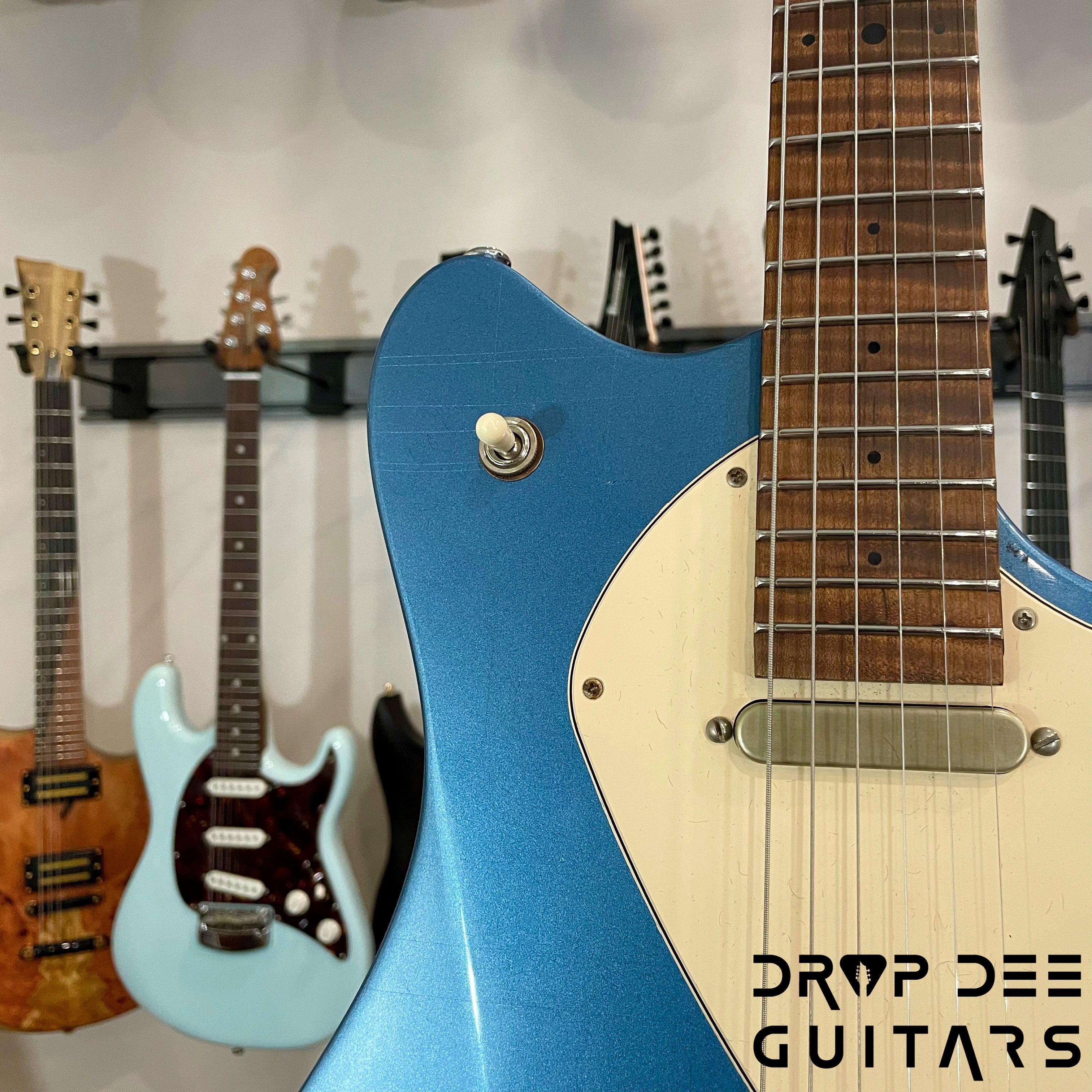 Balaguer USA Heritage Espada Electric Guitar w/ Case - Nitro Aged Pelham Blue Finish