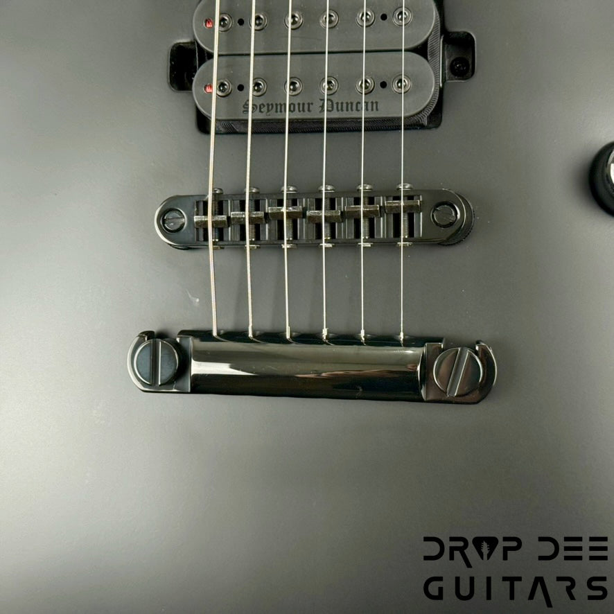 ESP LTD EC Black Metal Electric Guitar - Black Satin