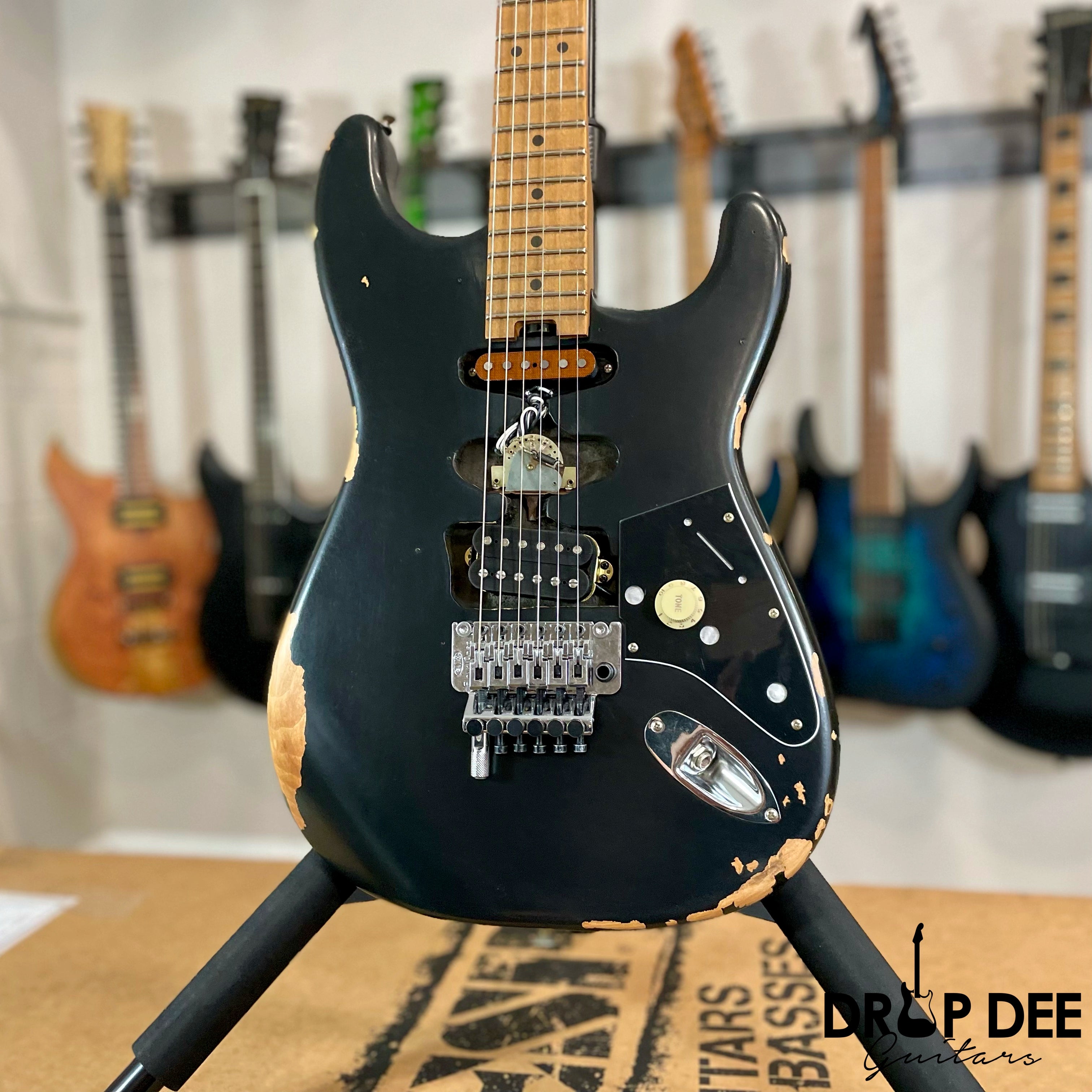 EVH Frankenstein Relic Series Electric Guitar w/ Bag - Black