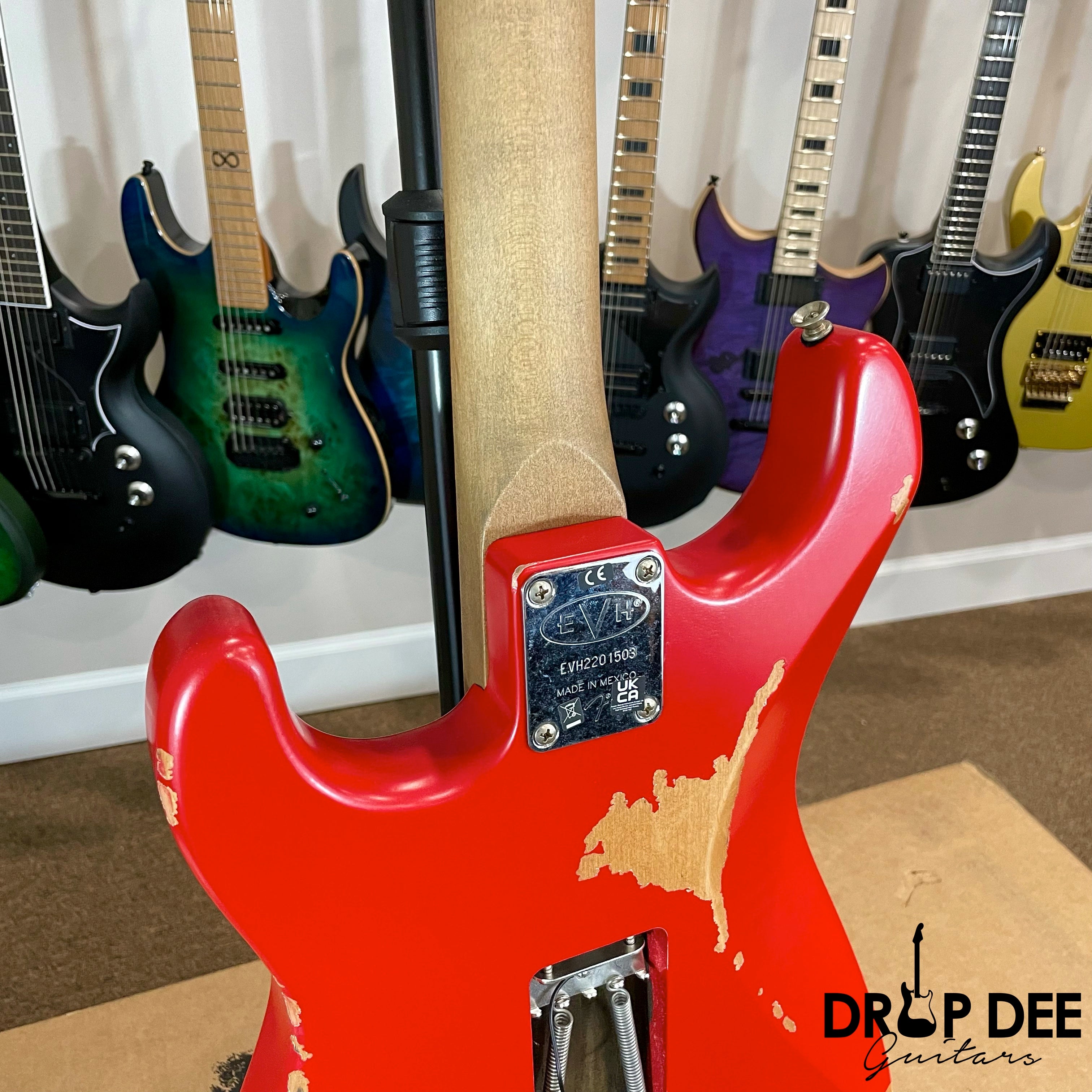 EVH Frankenstein Relic Series Electric Guitar w/ Bag - Red