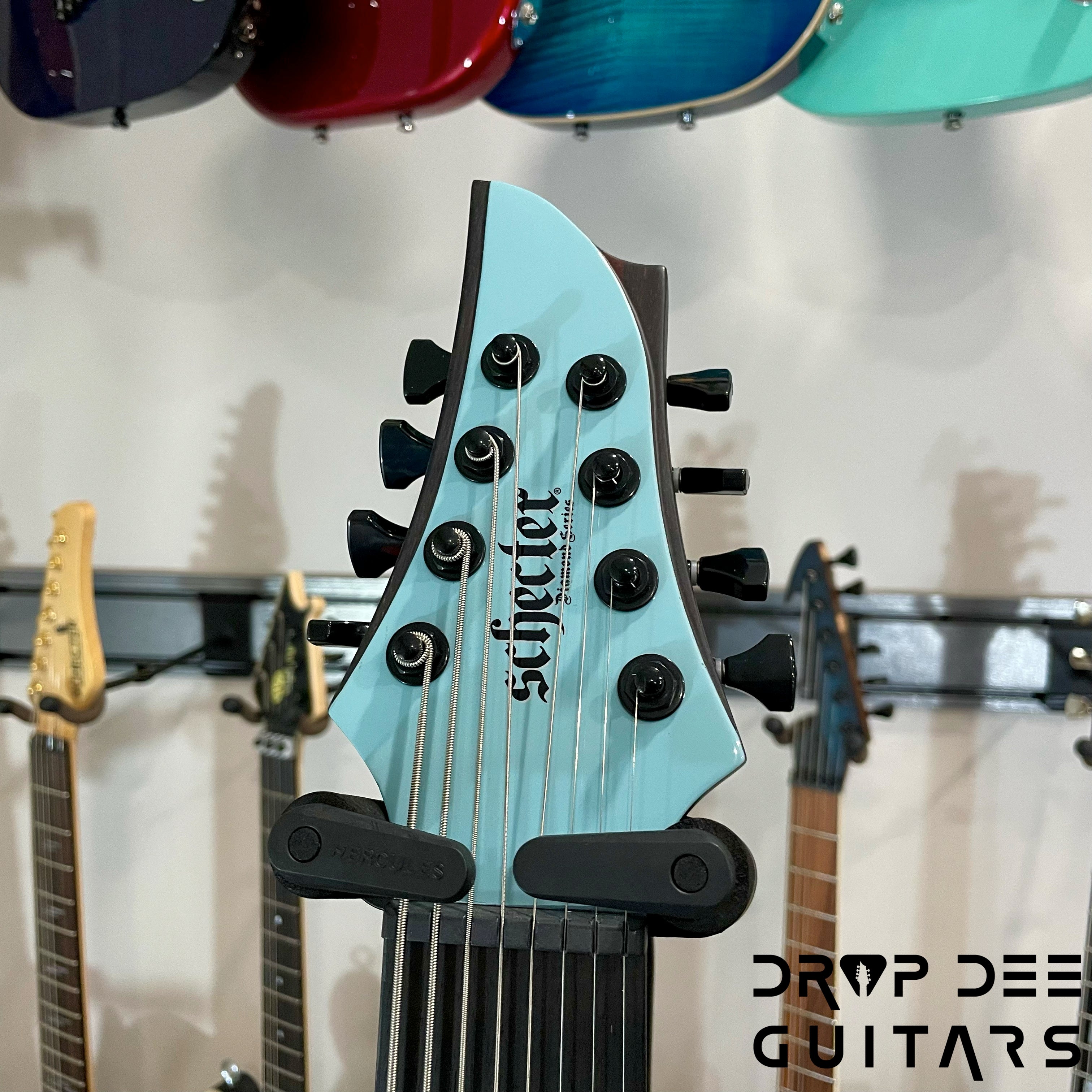 Schecter John Browne Tao-8 Baritone 8-String Electric Guitar - Azure