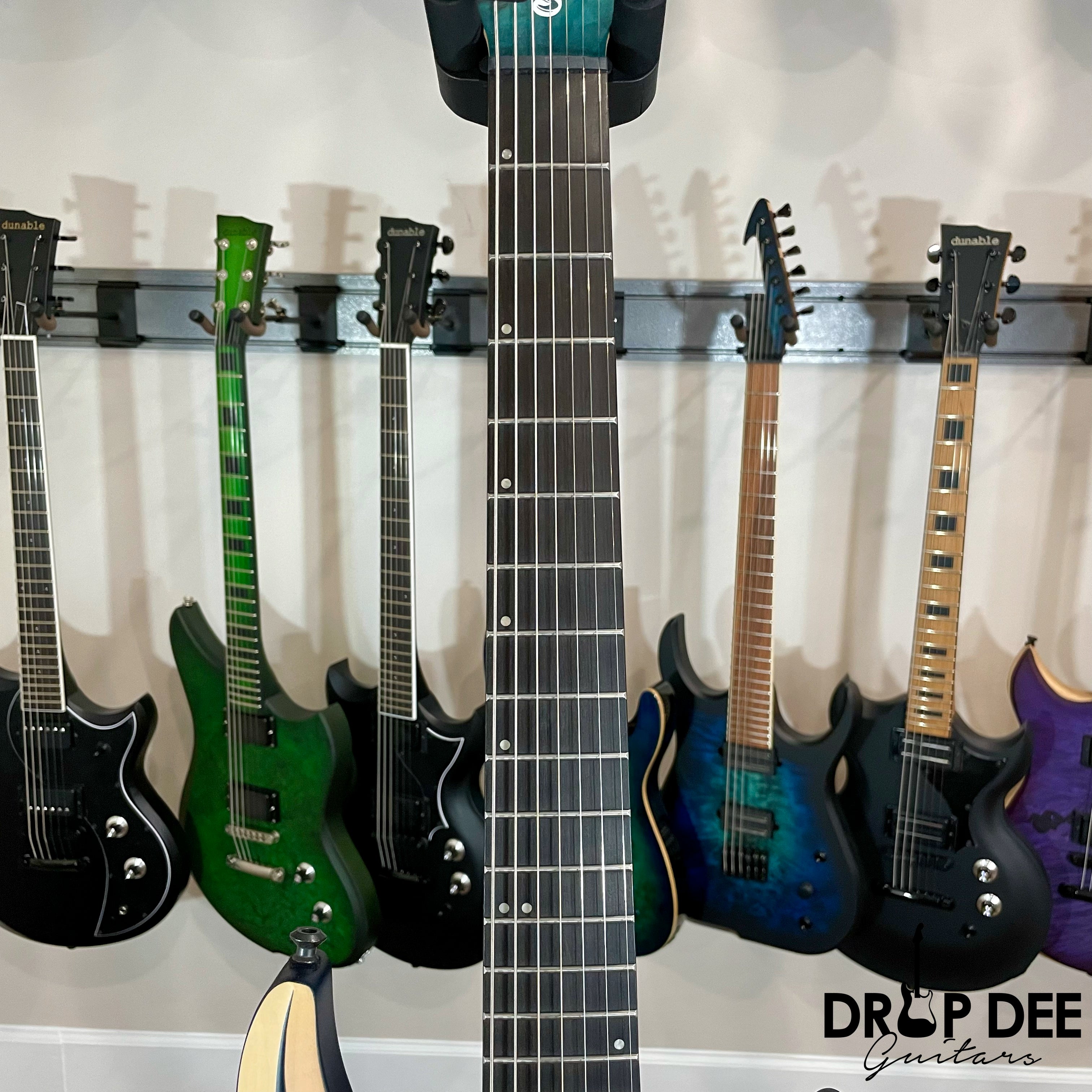 Jackson Pro Plus Series Dinky MDK7P HT Baritone 7-String Electric Guitar w/ Bag - Chlorine Burst