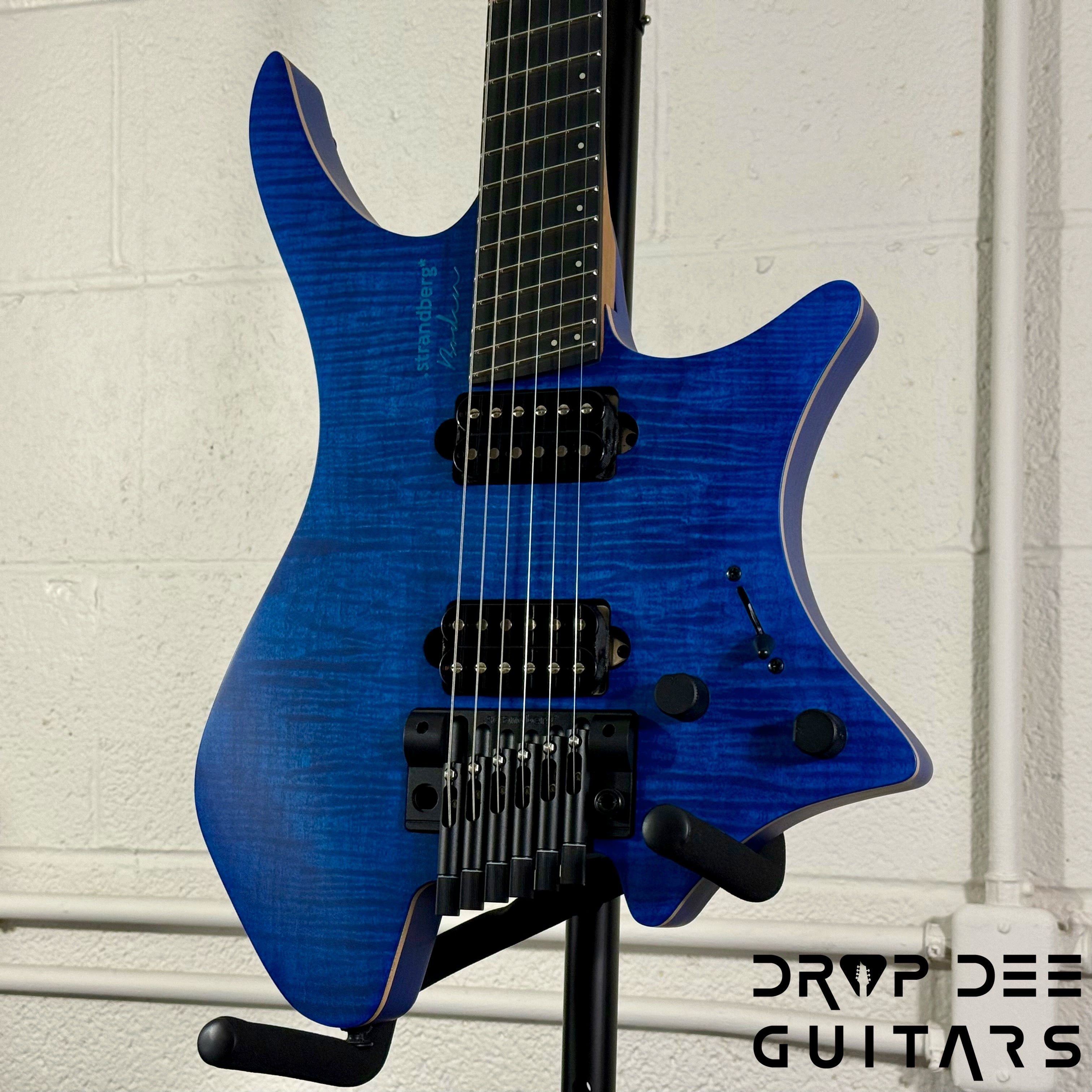 Strandberg Boden Prog NX 6 Headless Multiscale Electric Guitar w/ Bag - Deep Blue