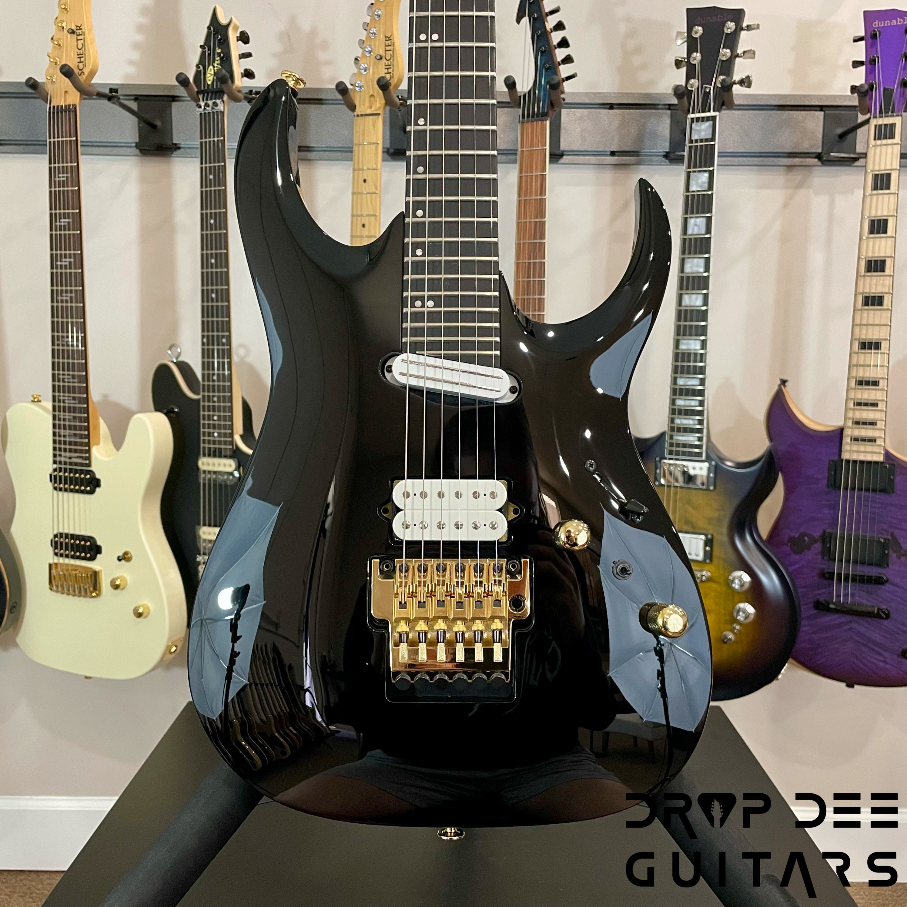 Ibanez Axe Lab Design RGA622XH Electric Guitar w/ Case - Black