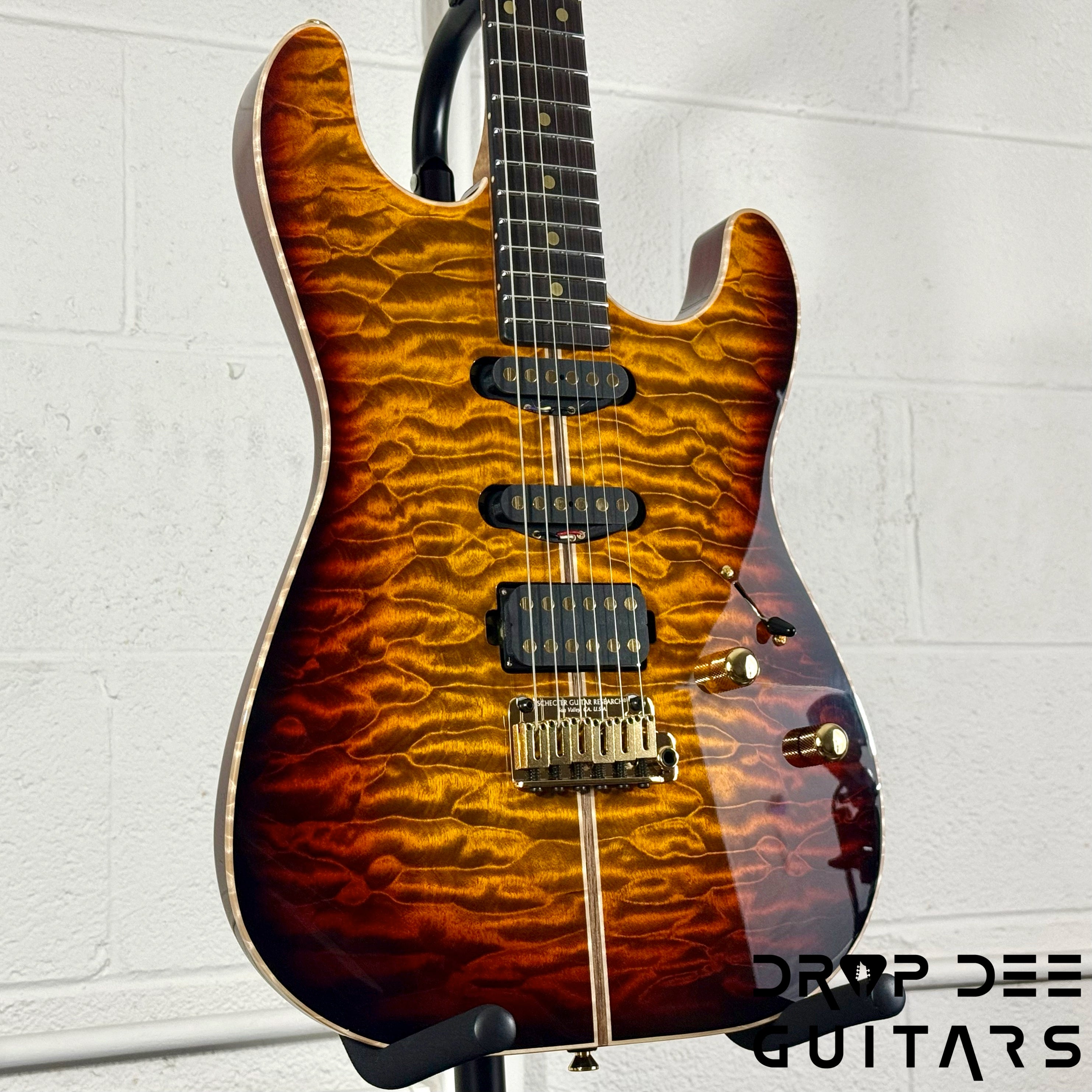 Schecter USA Custom Shop CET 50th Anniversary Electric Guitar w/ Case - Golden Anniversary