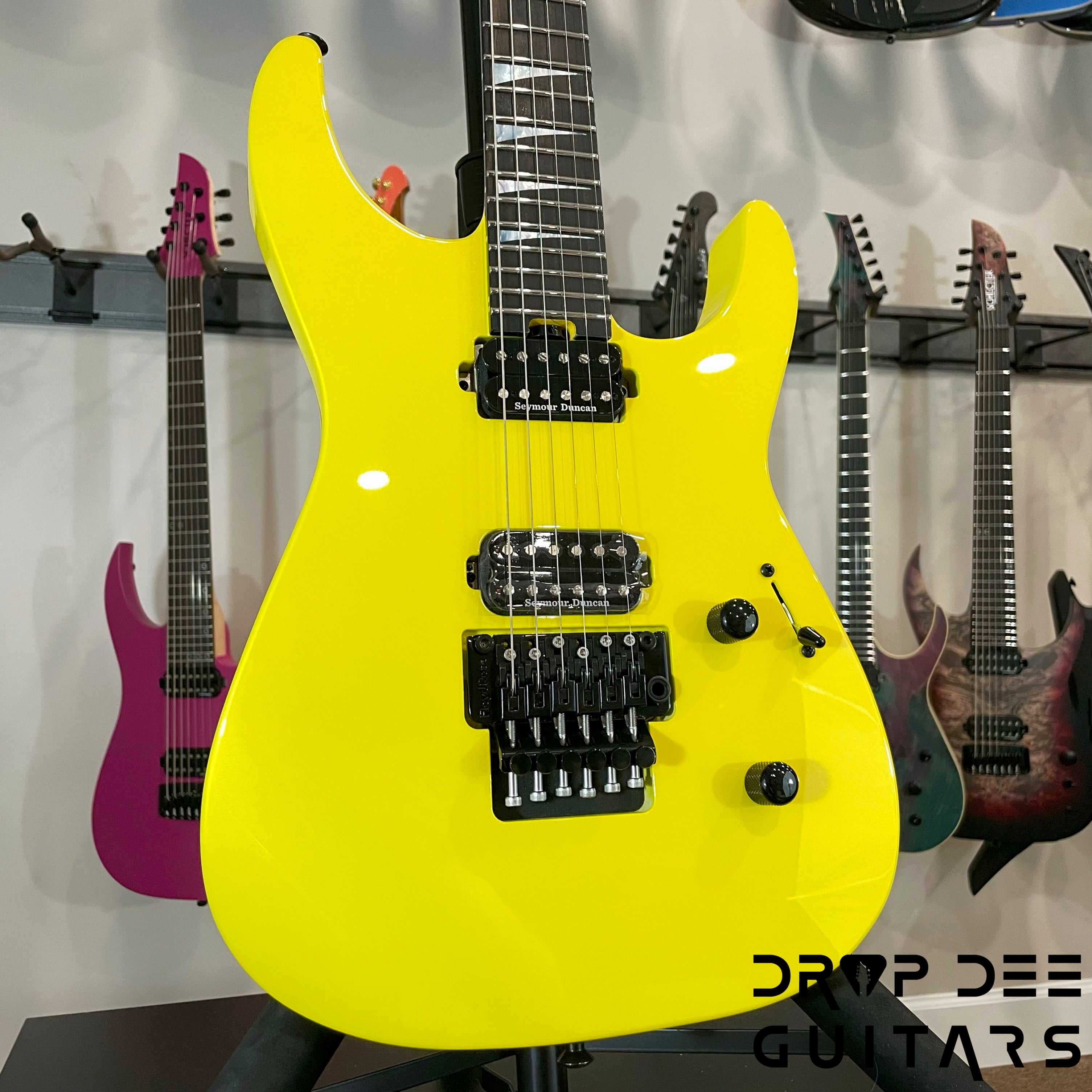 Jackson American Series Soloist SL2 DX Electric Guitar w/ Case - Lemon Ice