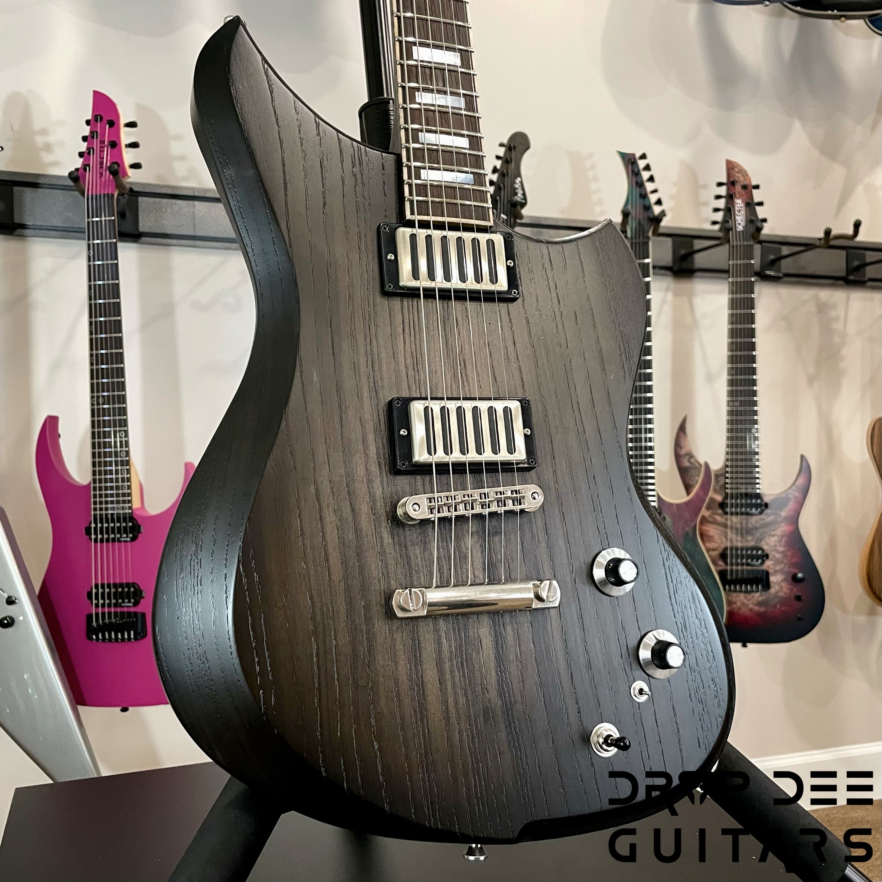 Dunable USA Custom Shop Yeti Electric Guitar w/ Case (5215) - Charcoal Burst