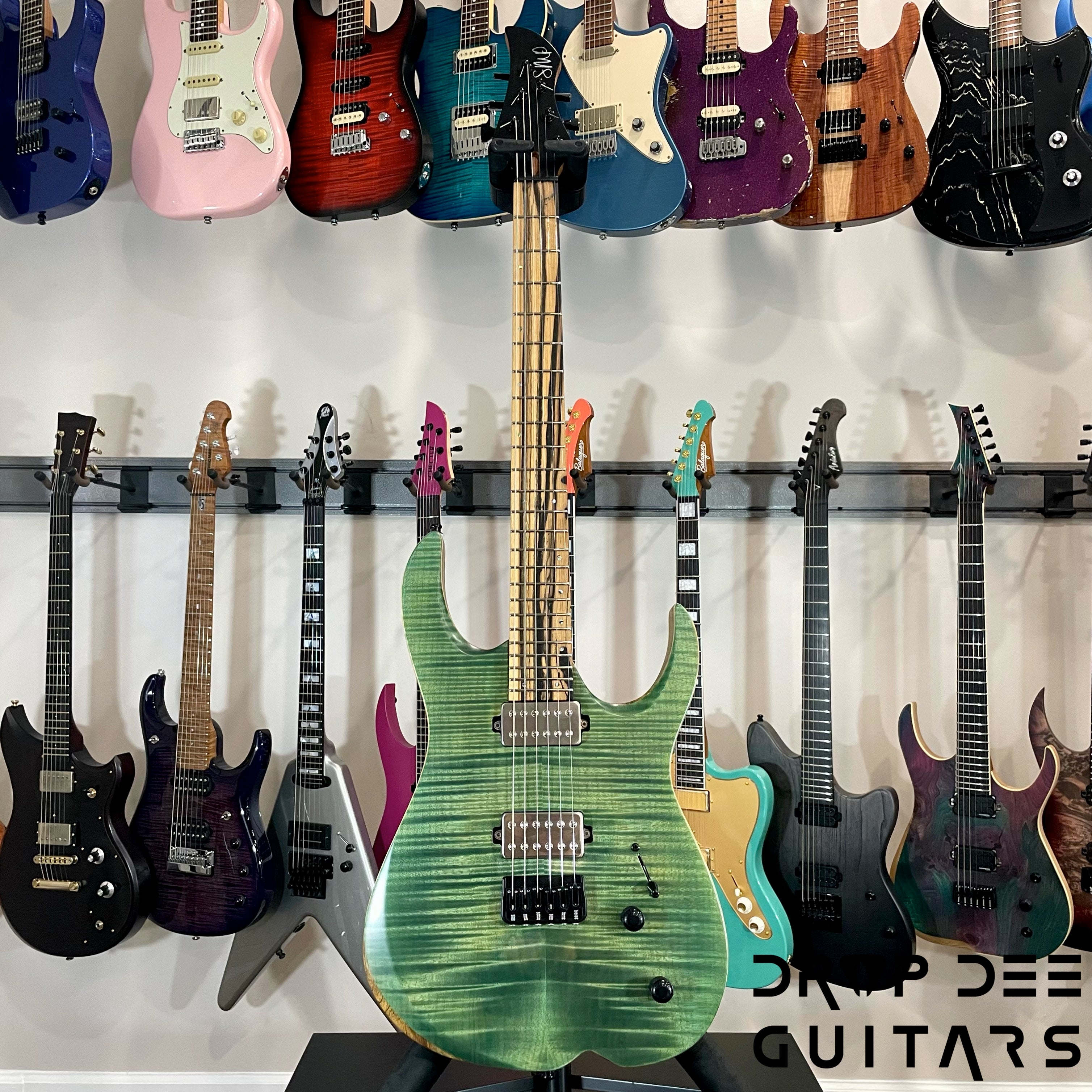 SMP Custom Shop Orpheus Electric Guitar w/ Case - Trans Green