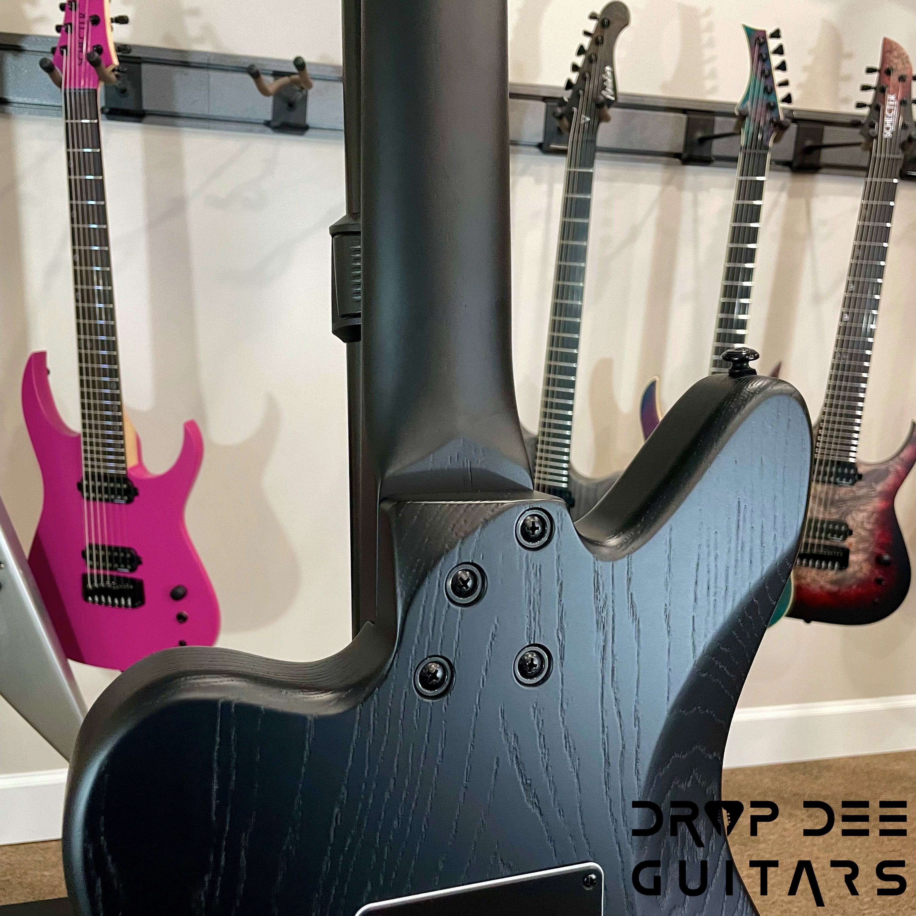 ESP LTD Alex Wade Signature AW-XJ7B Evertune Baritone 7-String Electric Guitar w/ Case (1348)