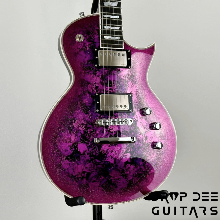 ESP Original Series Eclipse Custom Electric Guitar w/ Case - Purple Peel