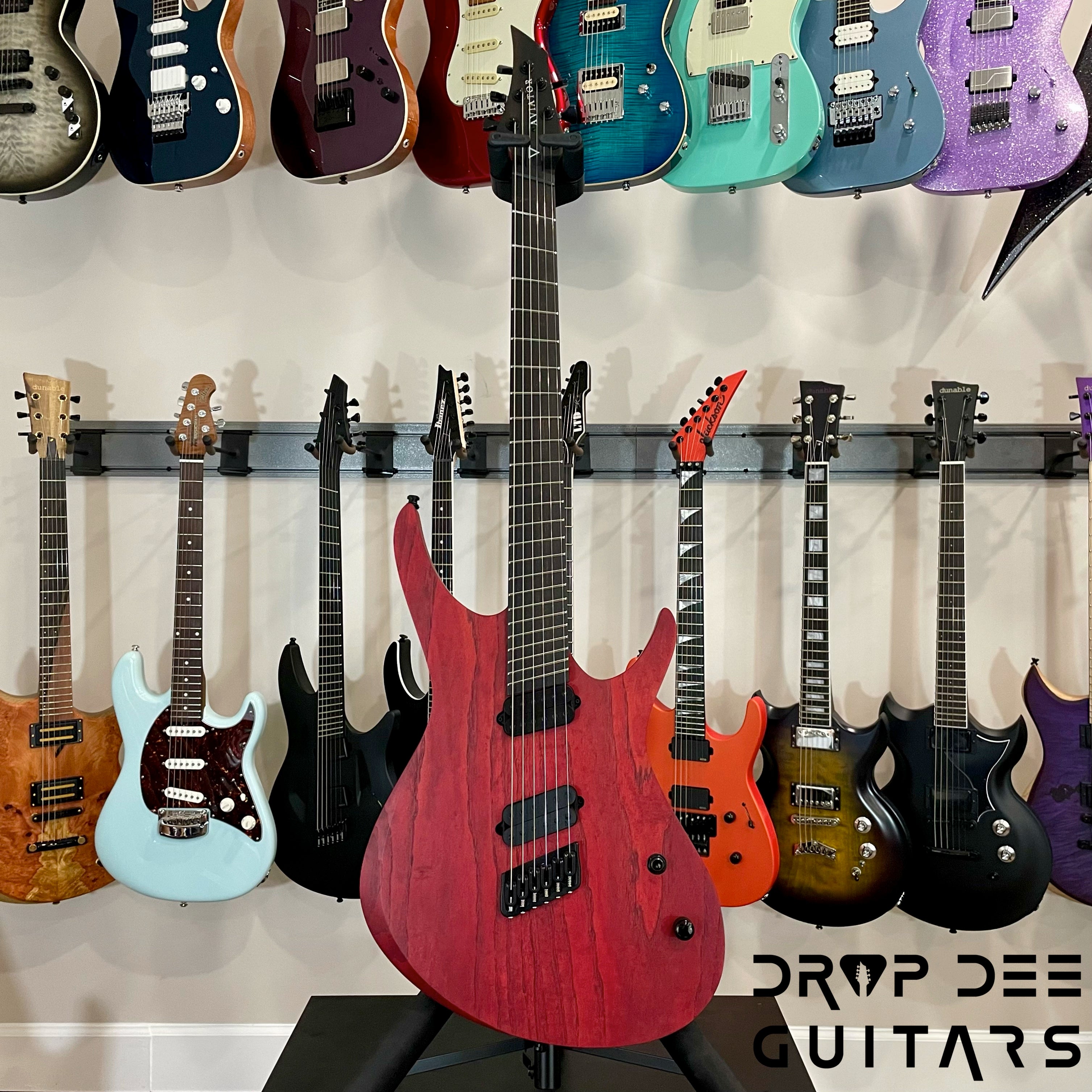 Aviator Ace Edition Elevon 6 Electric Guitar w/ Case - Red