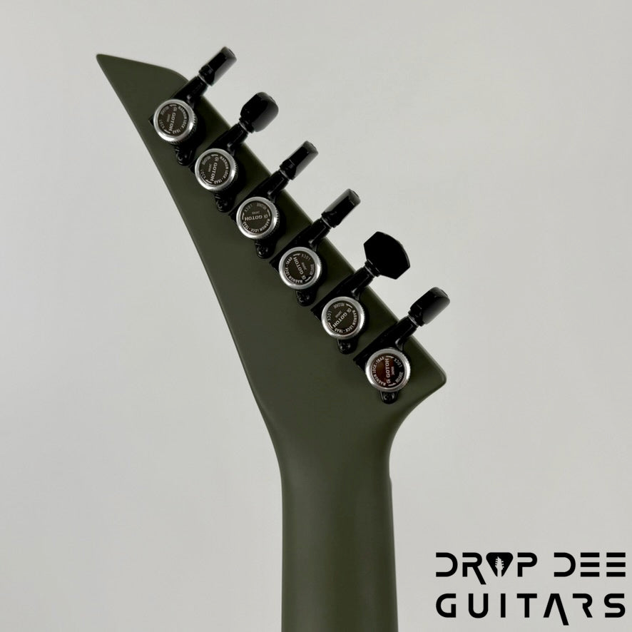 Jackson USA Custom Shop Special Edition Rhoads Electric Guitar w/ Case - Army Drab Green