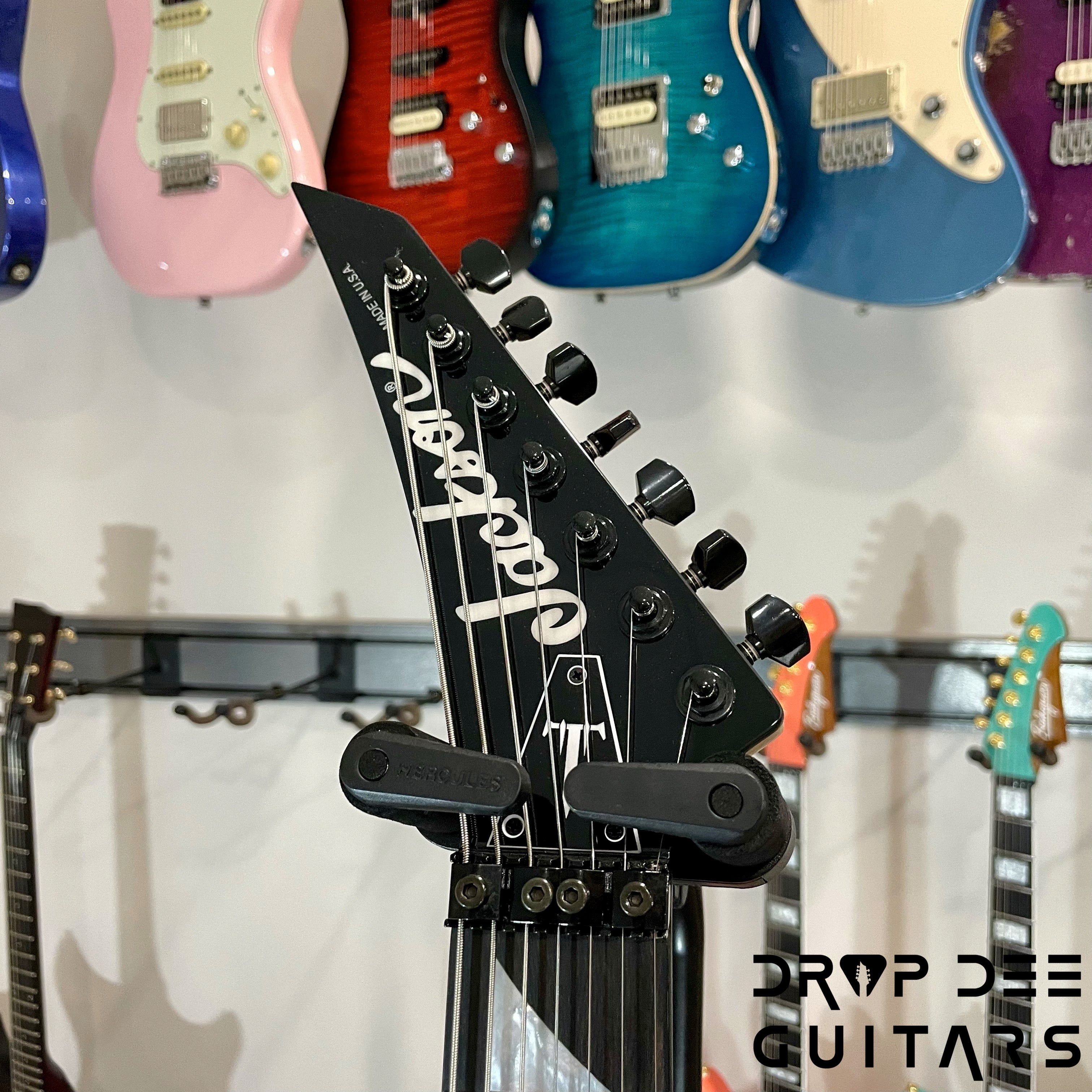 Jackson USA Signature Corey Beaulieu King V KV7 7-String Electric Guitar w/ Case - Gloss Black