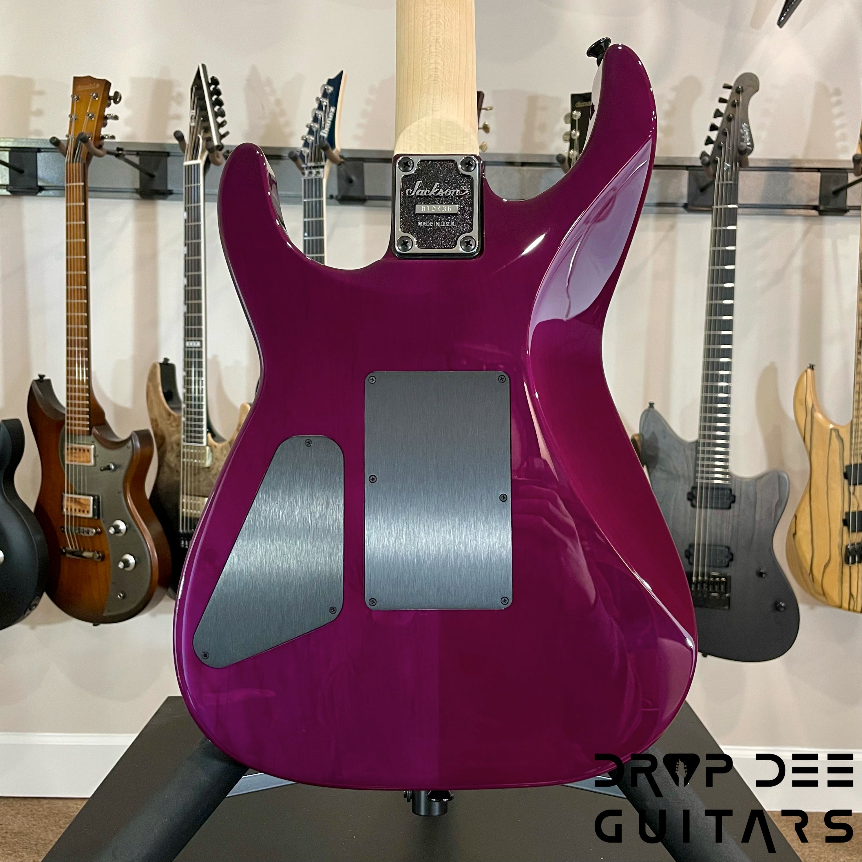 Jackson Custom Shop Dinky FR Electric Guitar w/ Case - Purple Burst