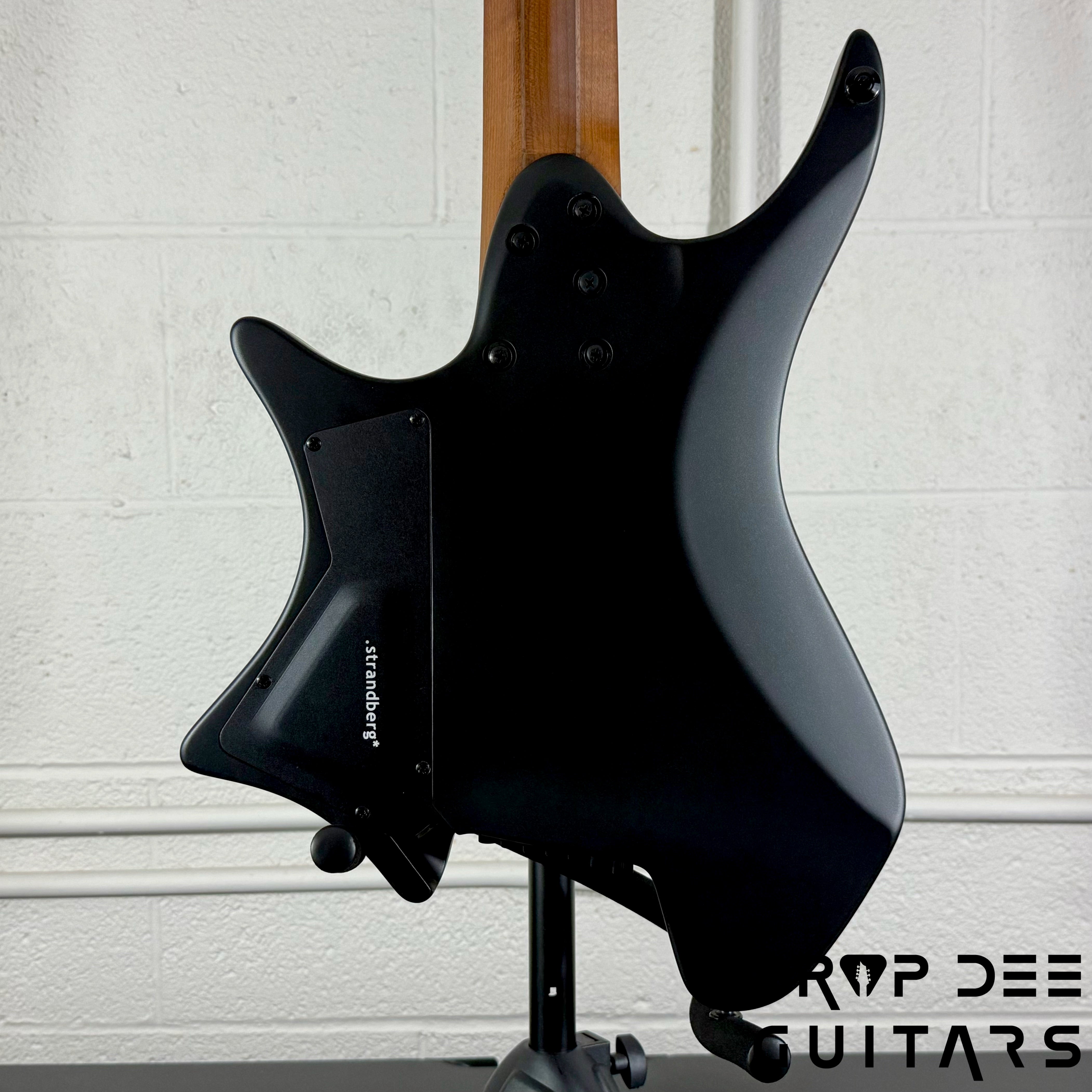 Strandberg Boden Standard N2.7 7-String Multiscale Headless Electric Guitar w/ Bag - Black Satin Metallic