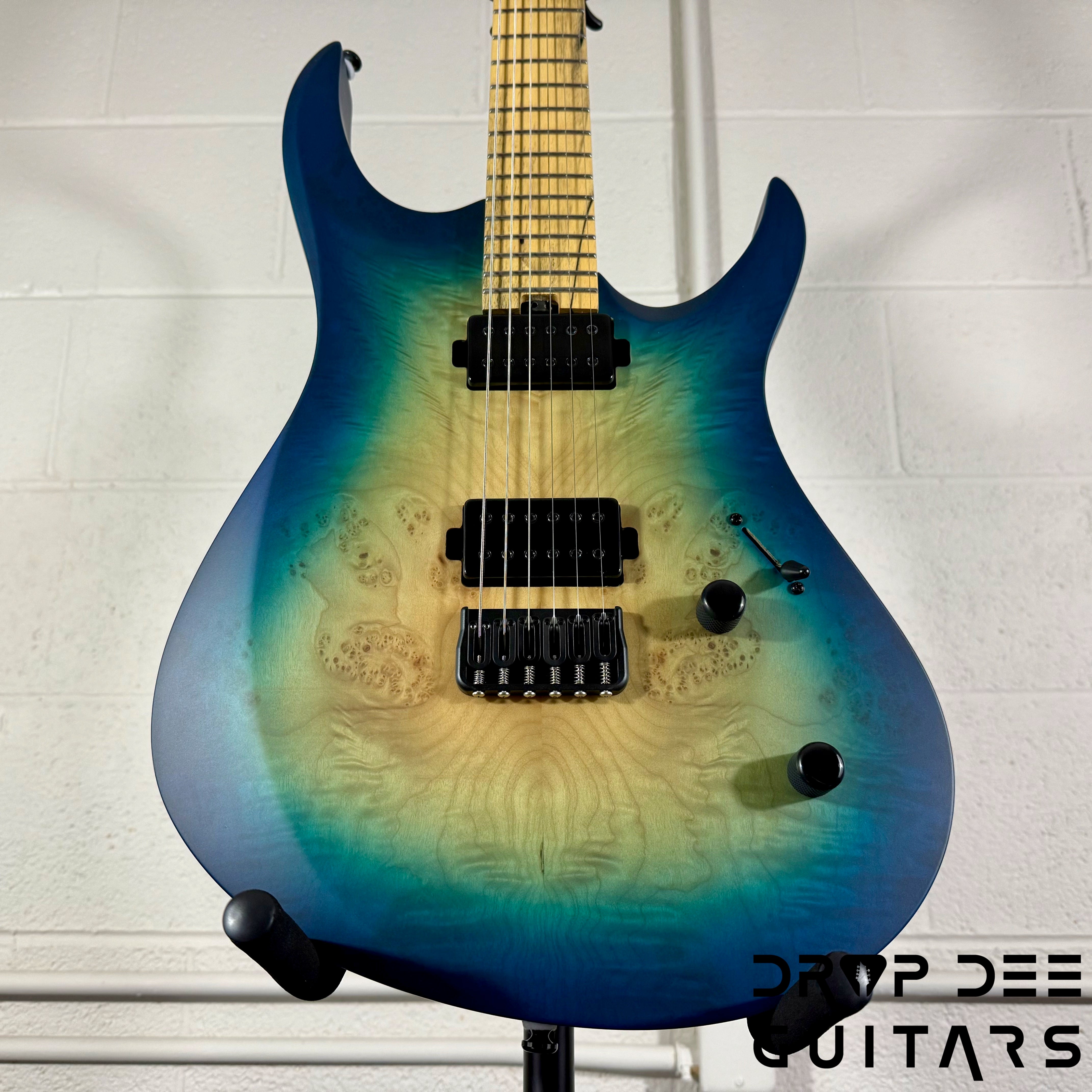 Balaguer DDG Exclusive Run Diablo Baritone Electric Guitar w/ Bag (1062) - Island Burst