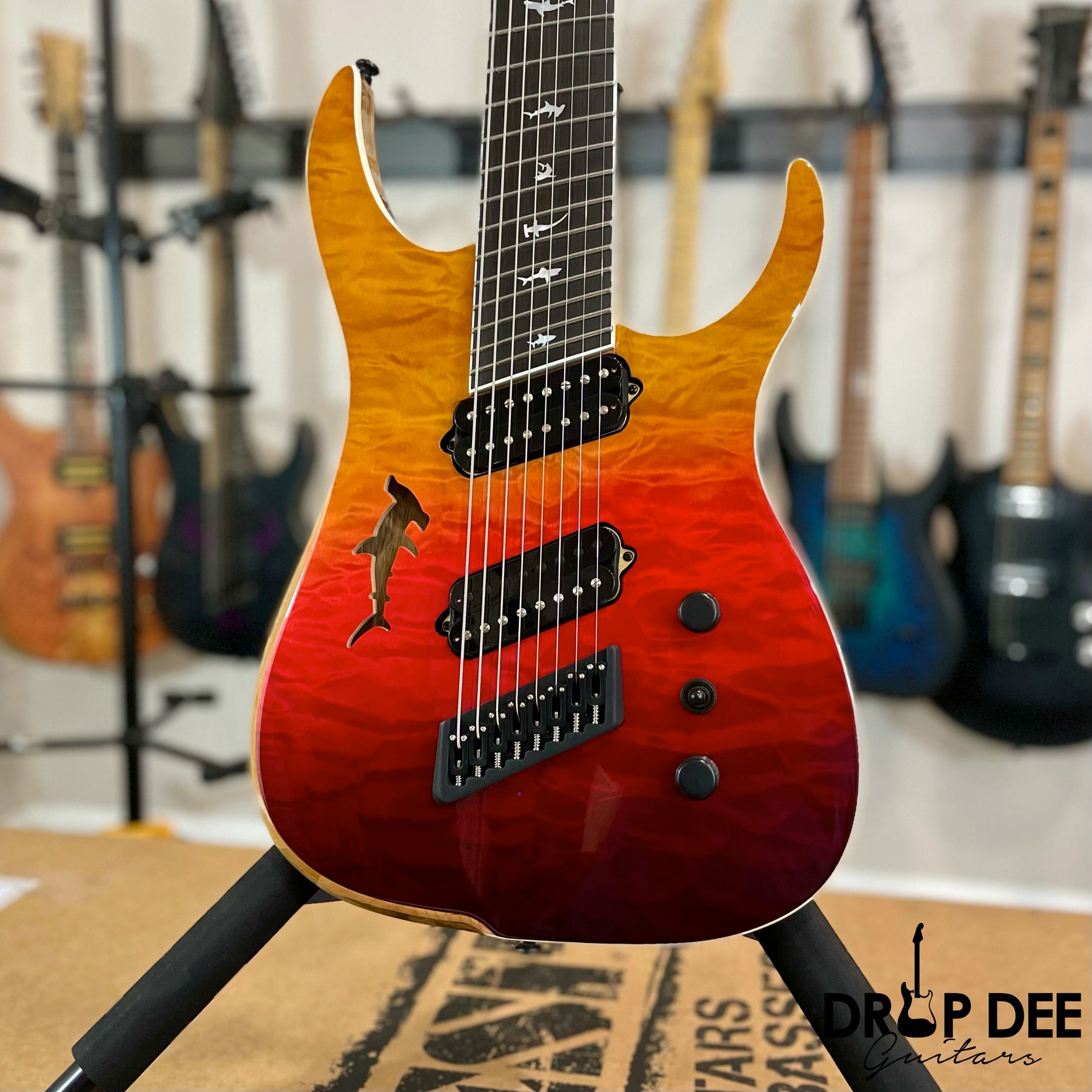 Ormsby Hype GTR Limited Edition Shark 8-String Electric Guitar w/ Bag