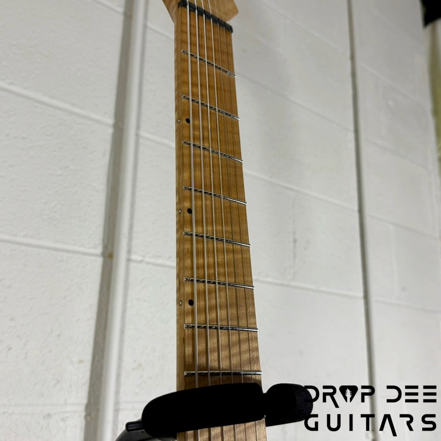 Balaguer USA Series Seraph Modern 7 Baritone 7-String Electric Guitar w/ Case (1224) - Gloss Metallic Jewel