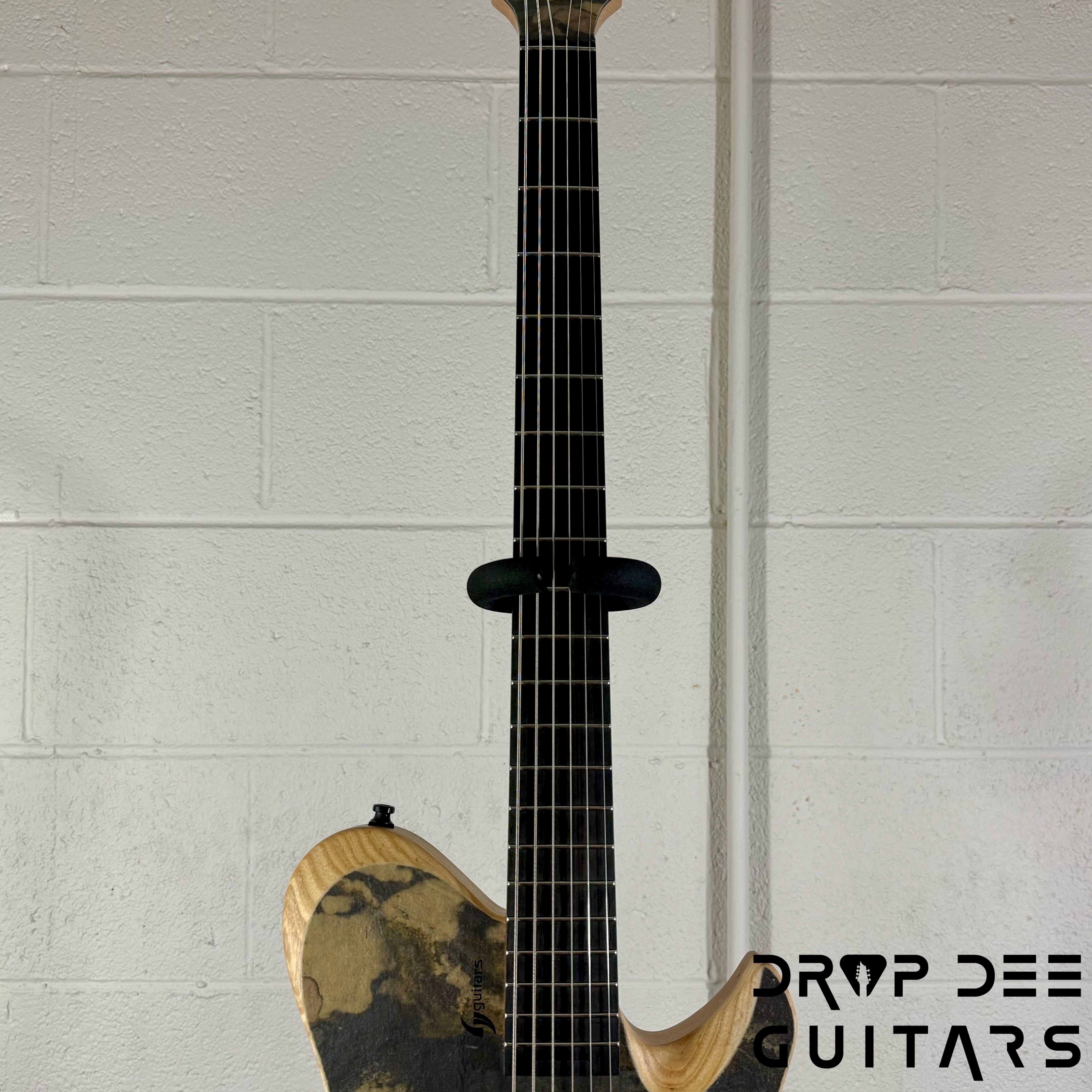 GV Guitars Mercenary Baritone Electric Guitar w/ Case - Stone