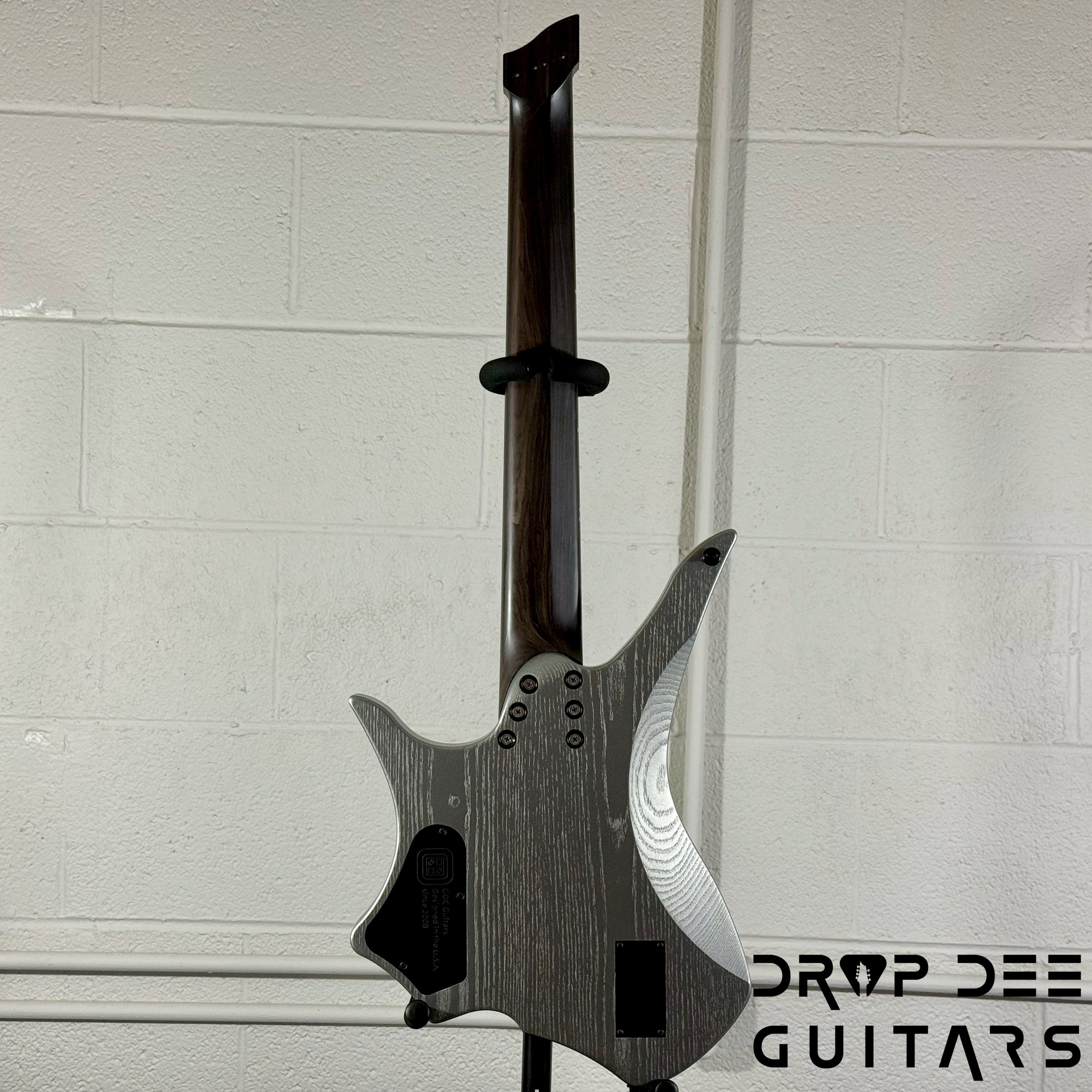 GOC Varja 7 Multiscale 7-String Electric Guitar w/ Bag - Silver