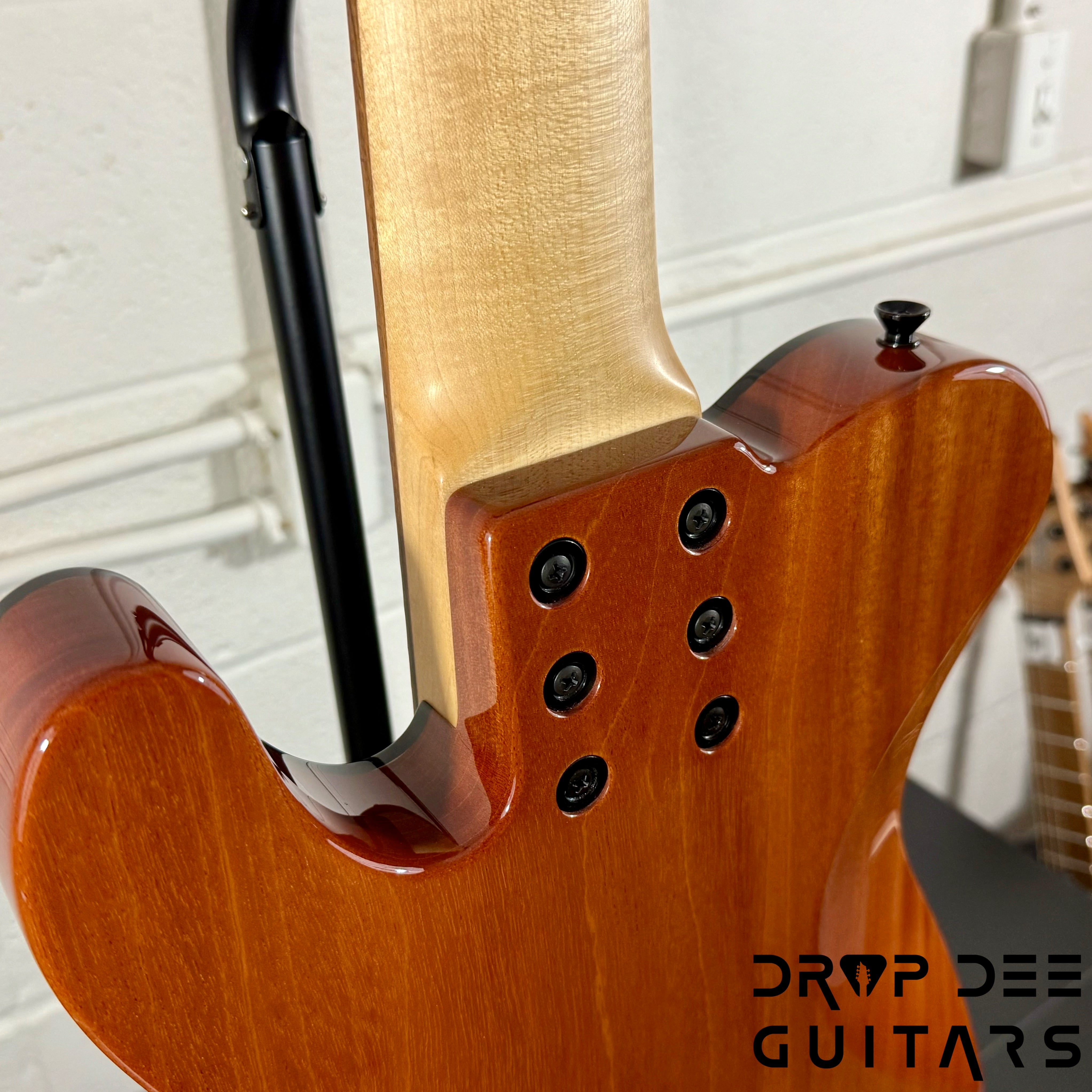 Schecter Custom Shop Masterworks PT CET-8 Baritone 8-String Electric Guitar w/ Case - Koa Natural