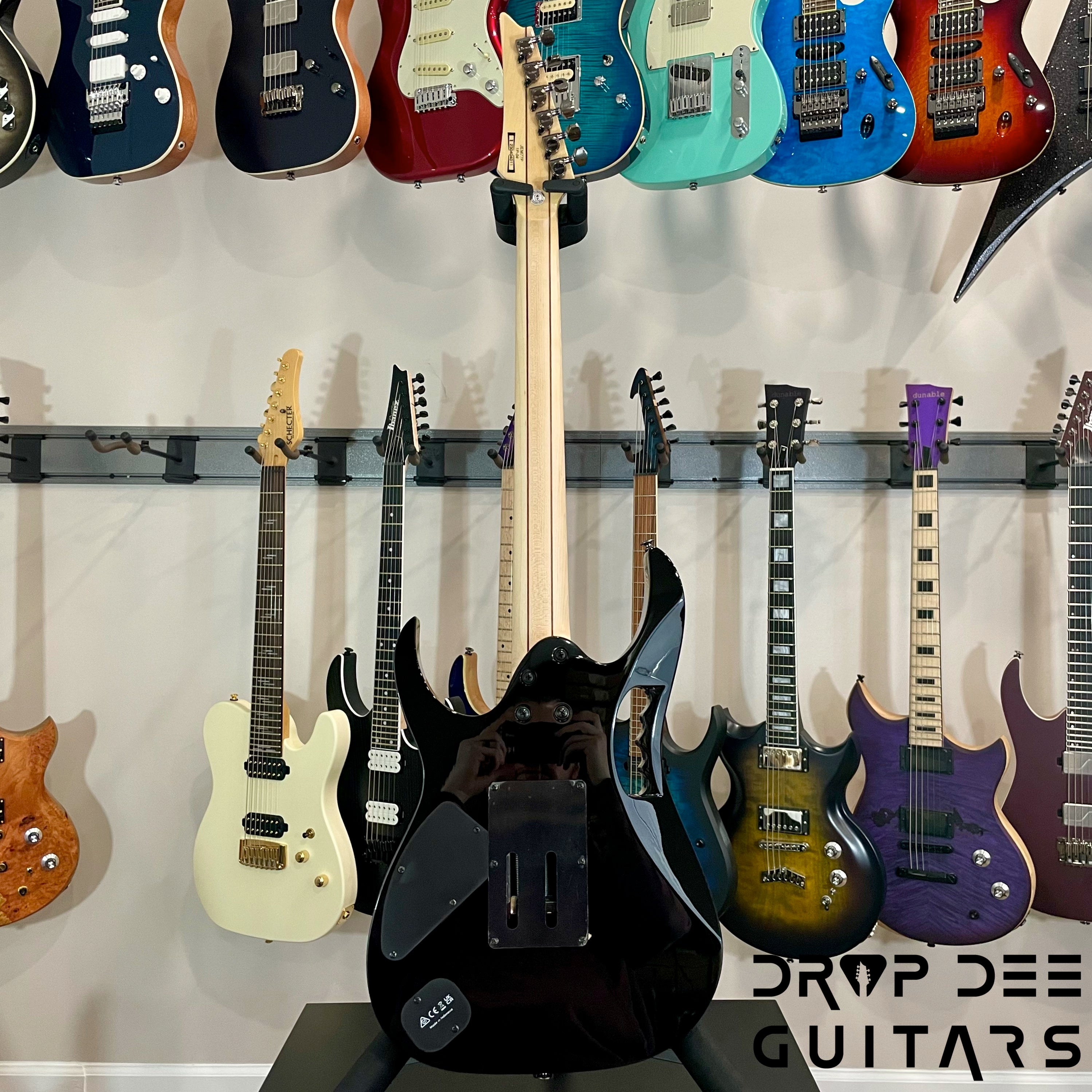 Ibanez Premium JEM77P Steve Vai Signature Electric Guitar w/ Bag - Blue Floral Pattern