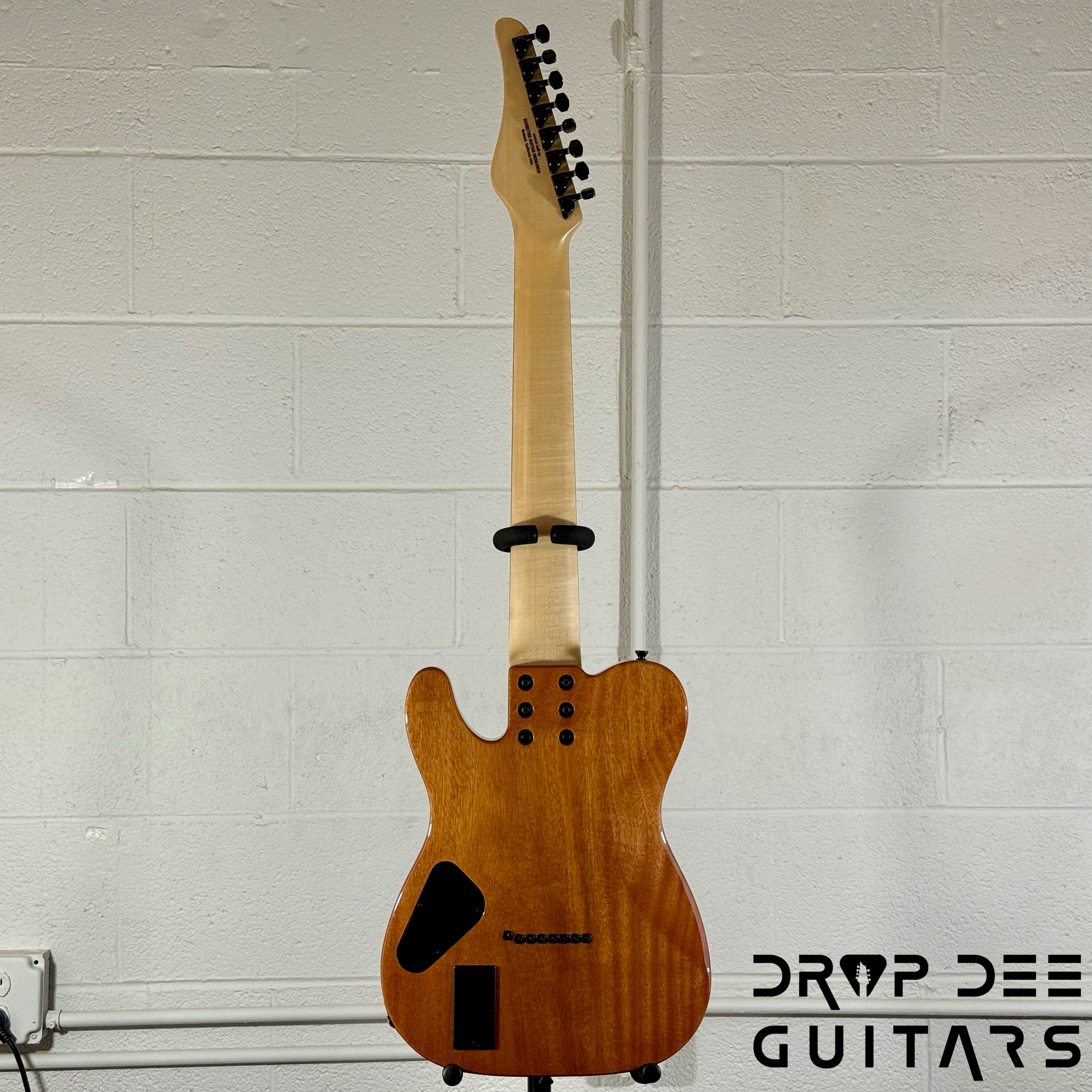 Schecter Custom Shop Masterworks PT CET-8 Baritone 8-String Electric Guitar w/ Case - Koa Natural