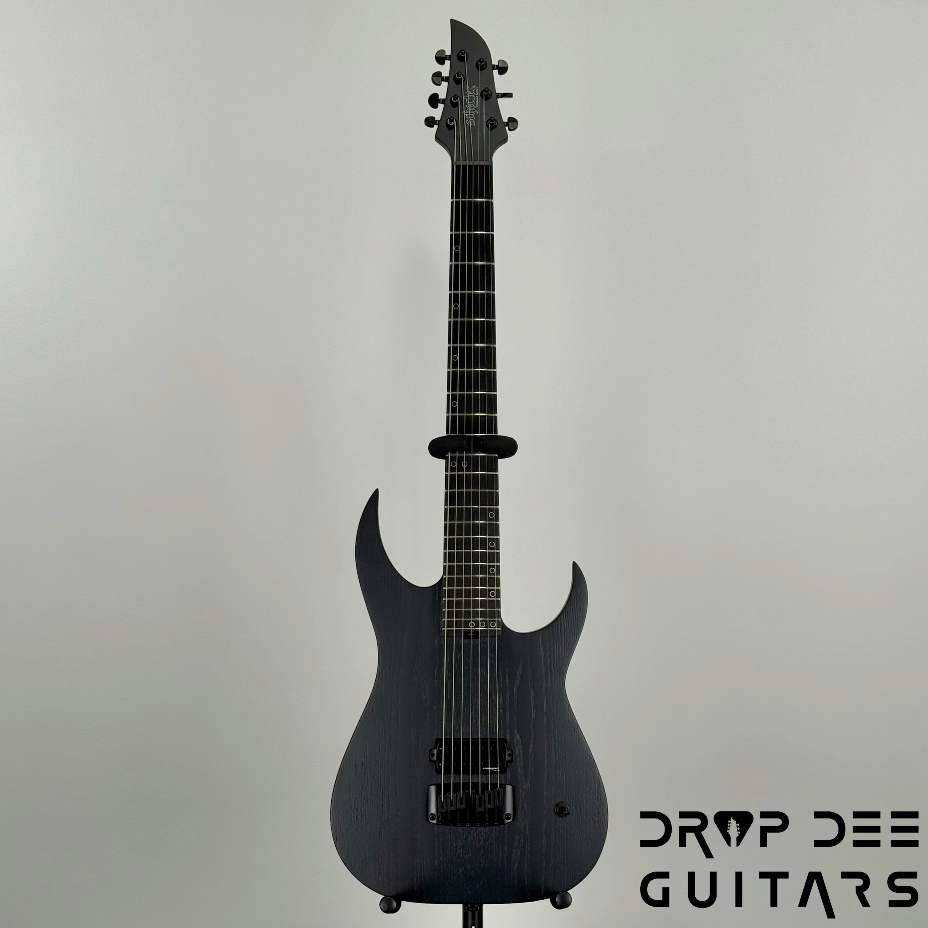 Schecter Diamond Series Keith Merrow KM-7 MK-III EX 7-String Baritone Electric Guitar - Satin Black Open Pore